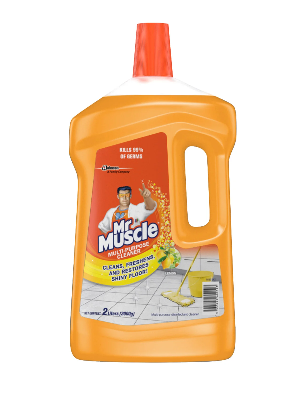 MR MUSCLE 5IN1 M/PURPOSE CLEANER LEMON 2L