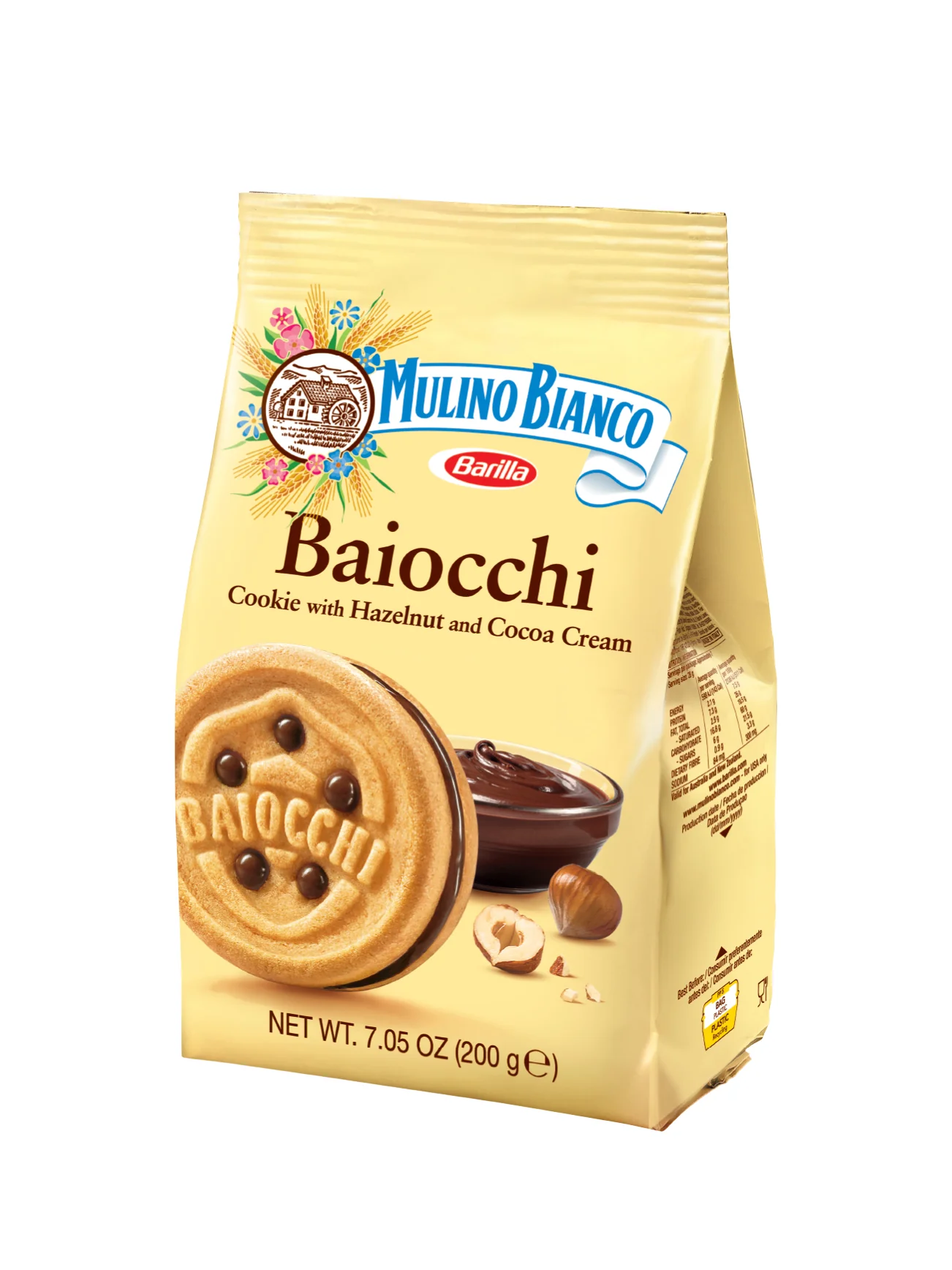 MULINO BIANCO BAIOCCHI COOKIES 200G
