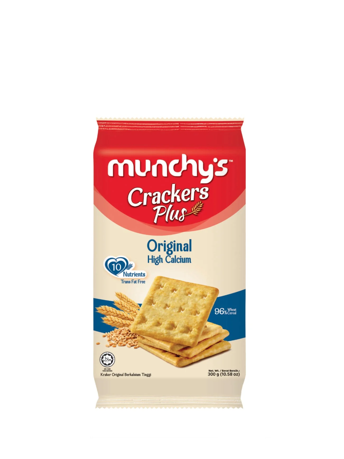 MUNCHY'S CRACKERS PLUS ORIGINAL CALCIUM 300G - Image 2