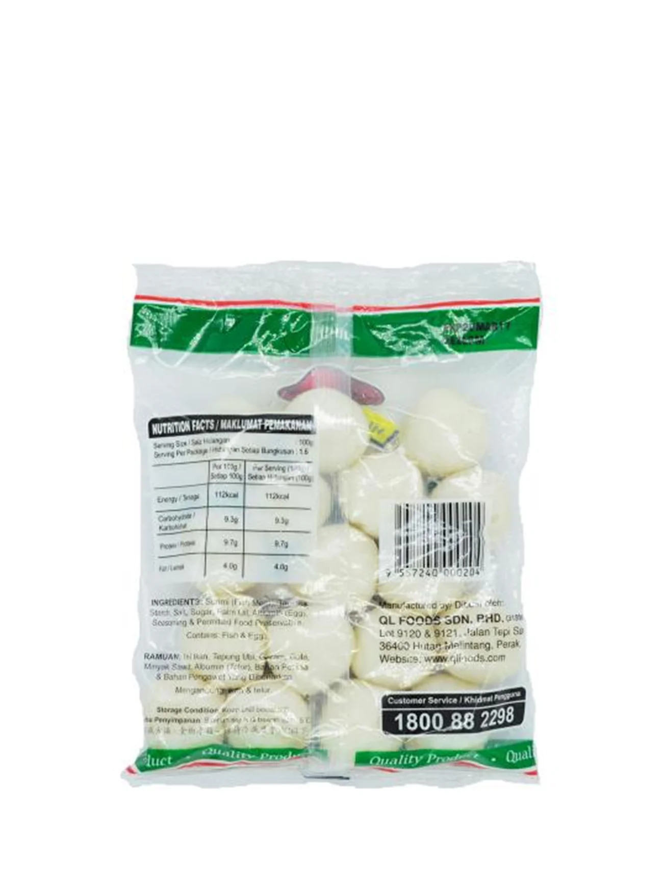 MUSHROOM SMALL WHITE FISH BALL 16'S 145GM - Image 3