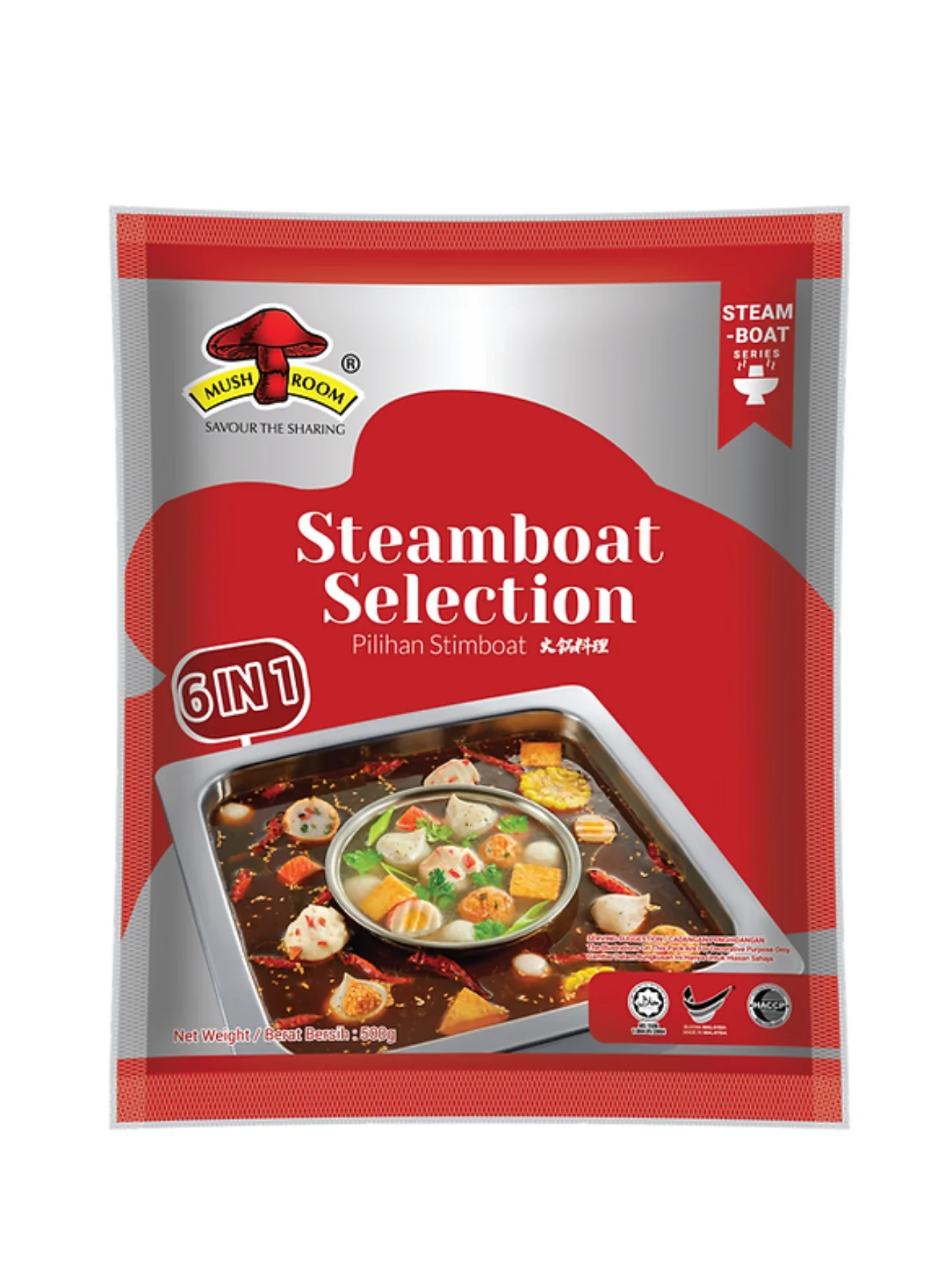 MUSHROOM STEAMBOAT 6IN1 500G
