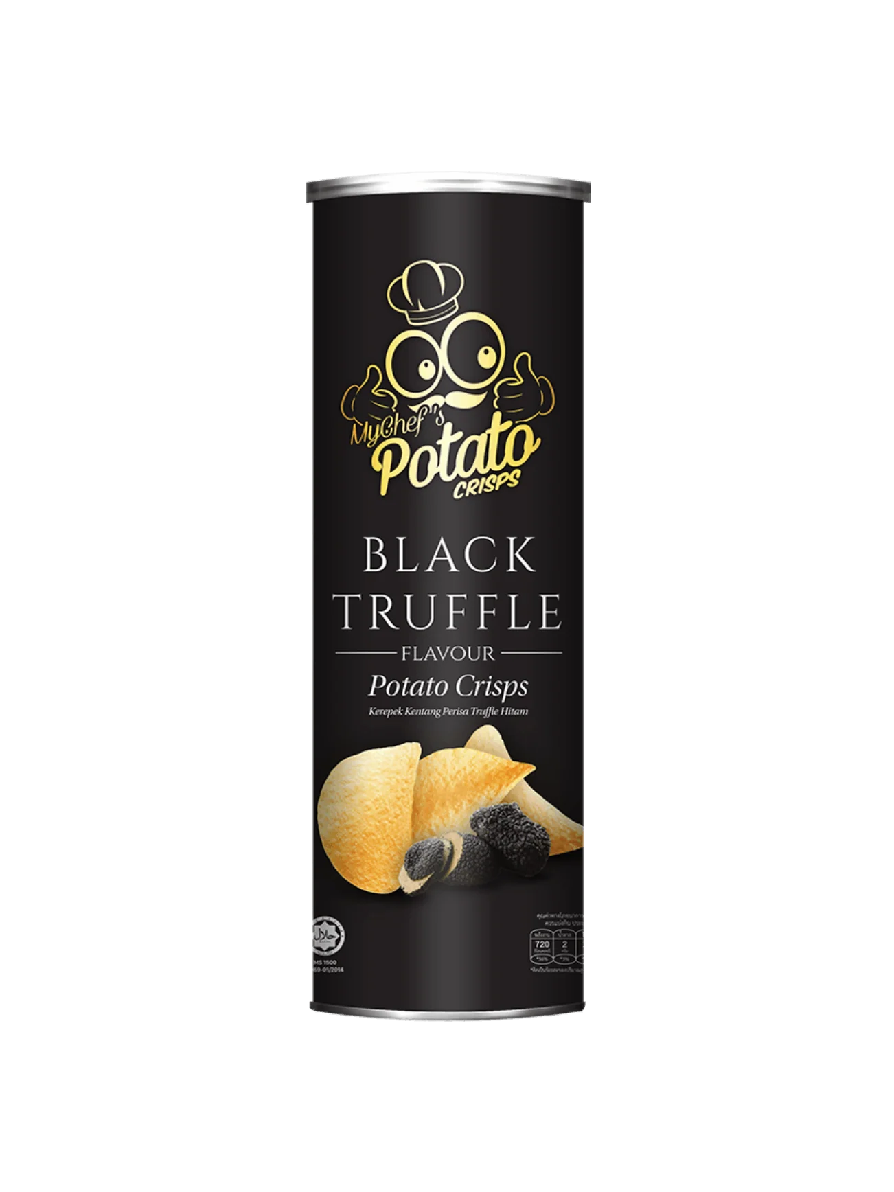 MYCHEF'S POTATO CRISPS BLACK TRUFFLE 110G