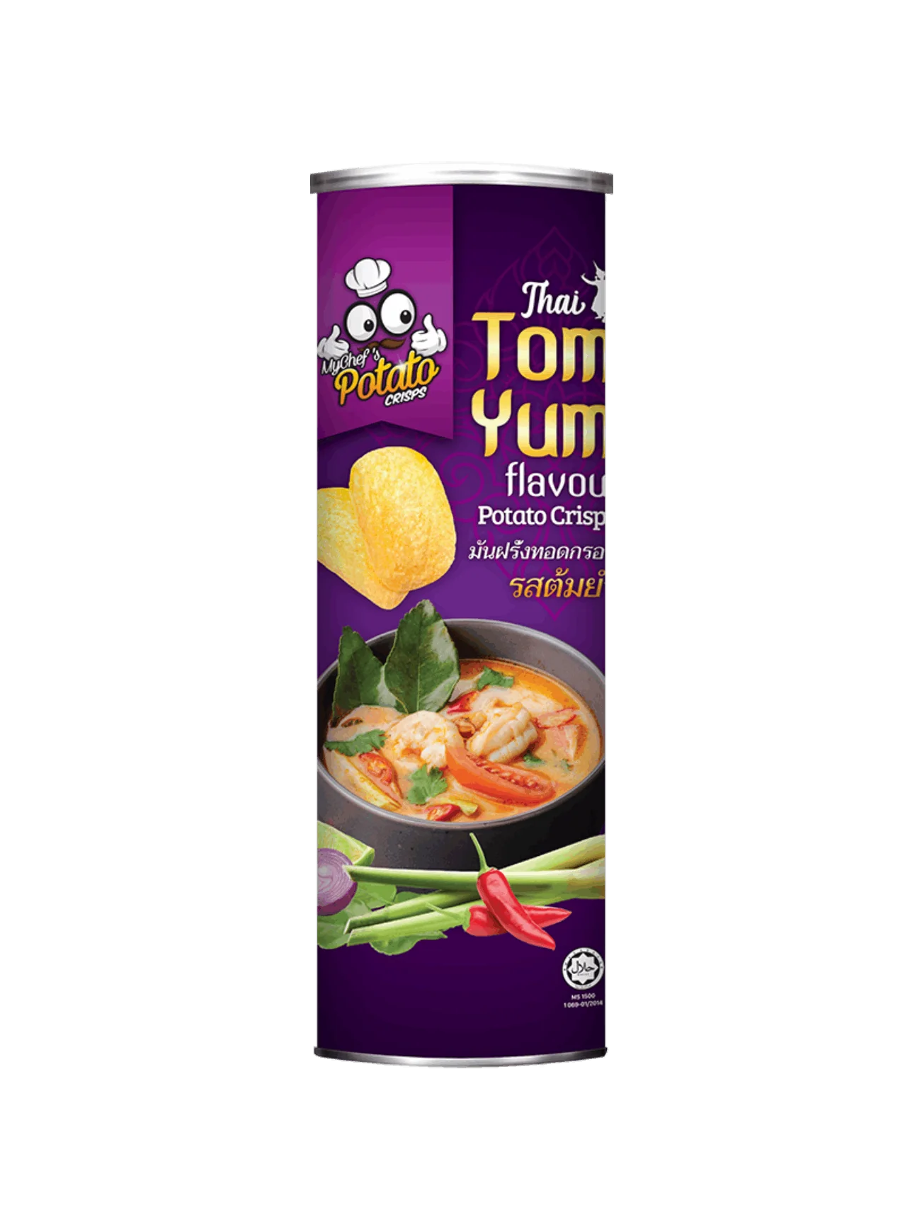 MYCHEF'S POTATO CRISPS TOM YAM 110G
