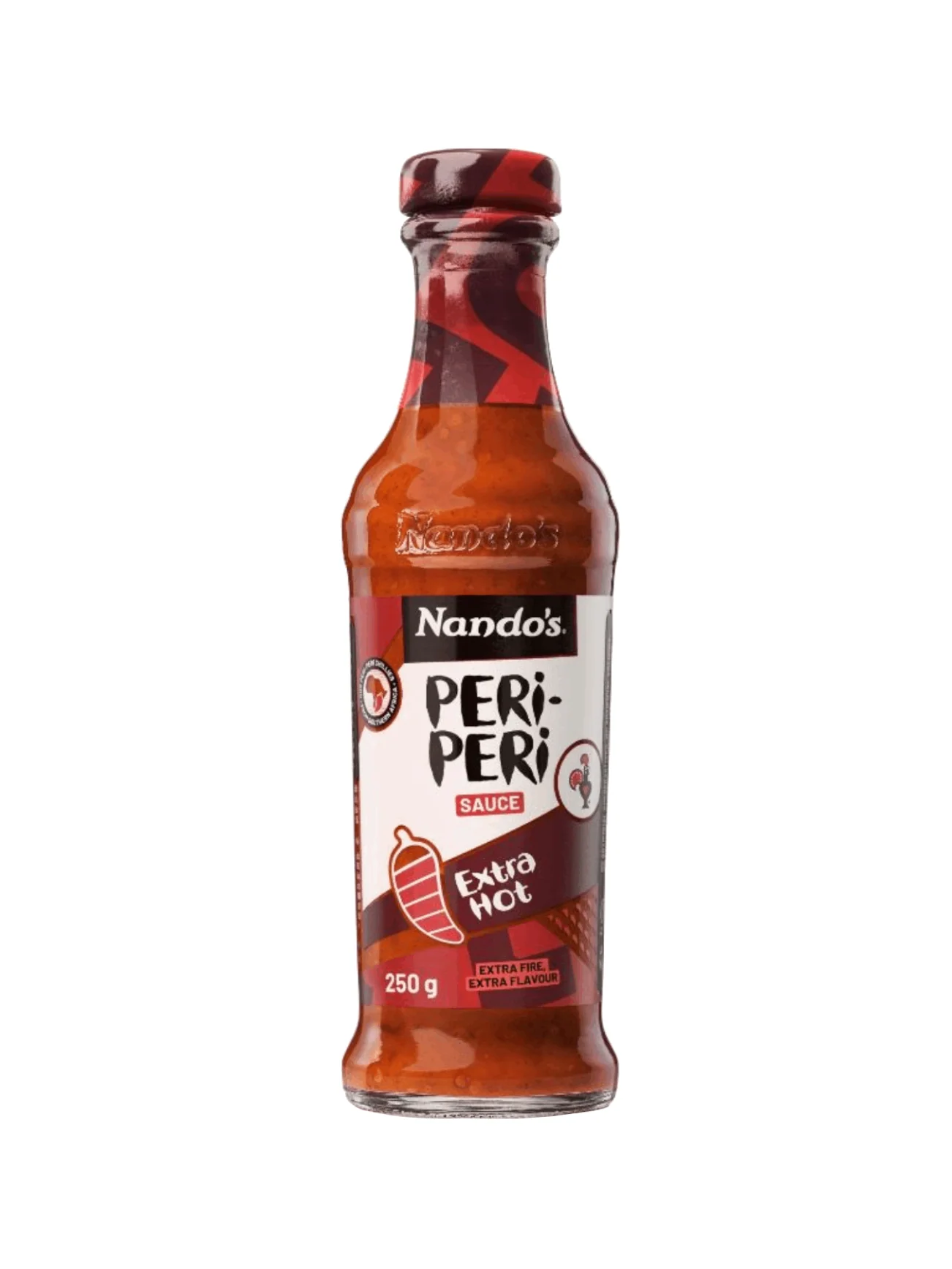 NANDOS EXTRA HOT PERI-PERI SAUCE 250GM