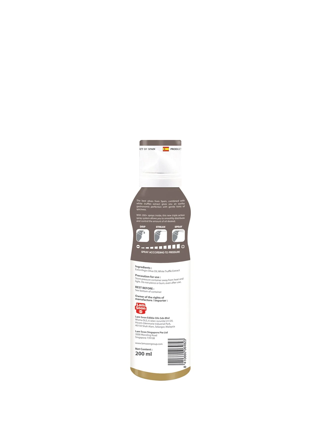 NATUREL EVOO W WHITE TRUFFLE SPRAY 200ML - Image 3