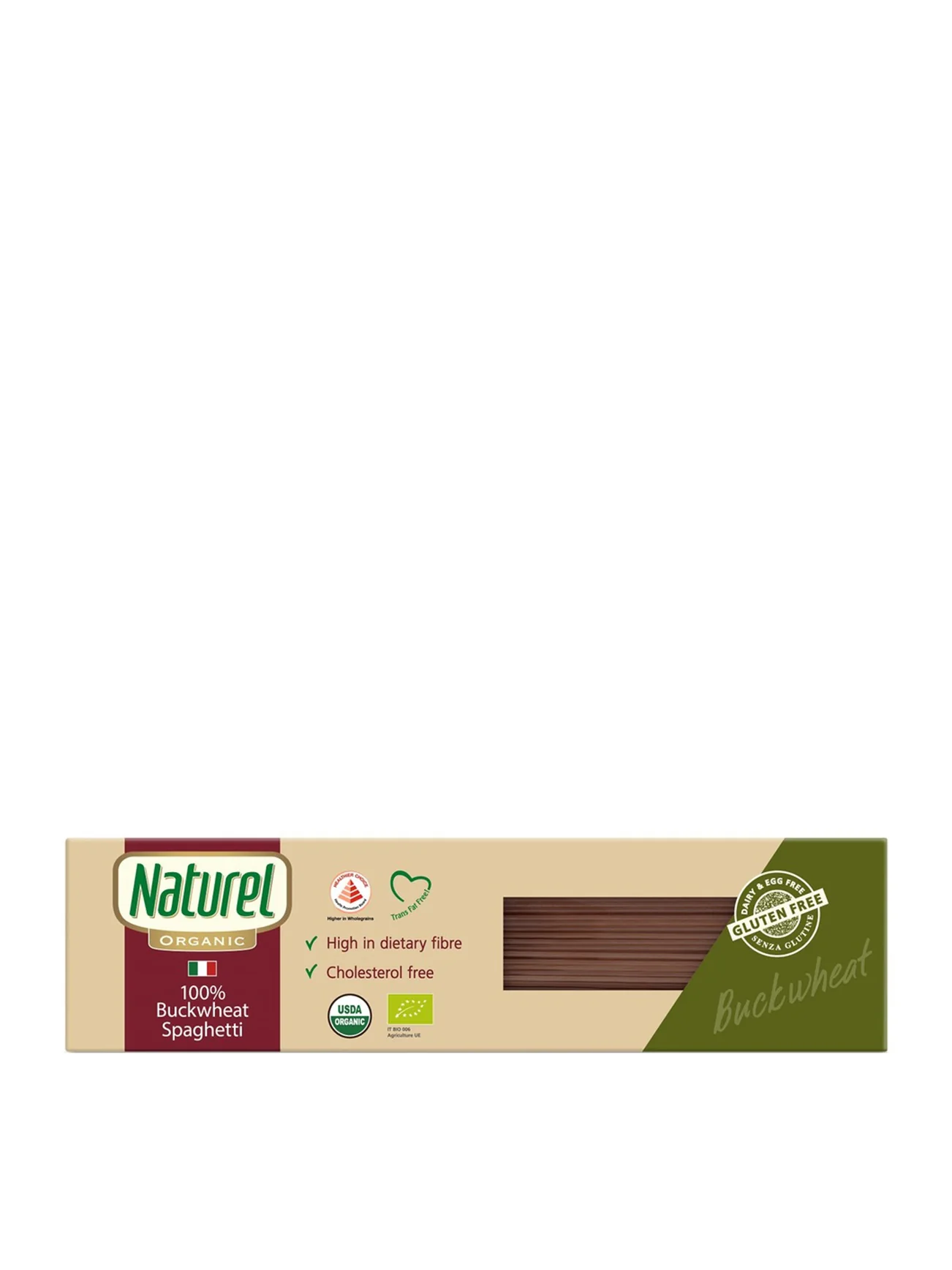 NATUREL ORGANIC 100% BUCKWHEAT SPAGHETTI 250G