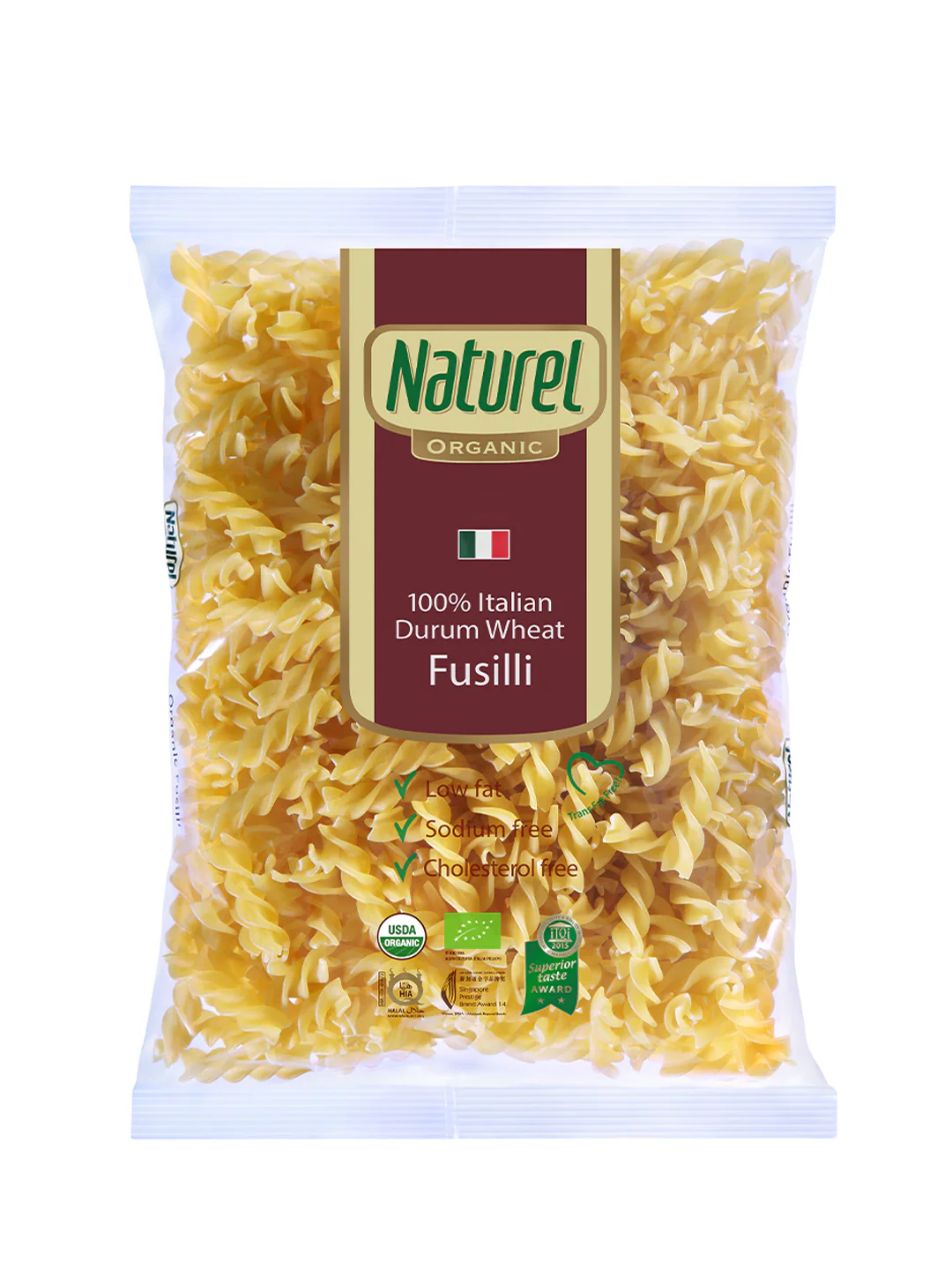 NATUREL ORGANIC FUSILLI 500GM
