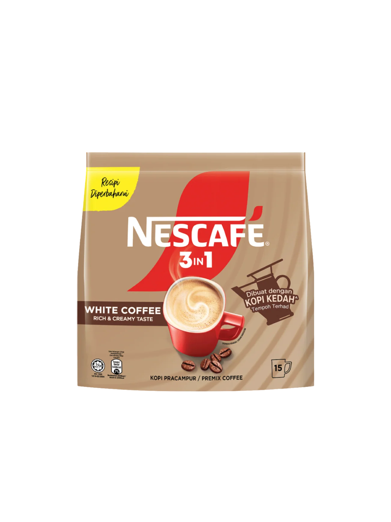 NESCAFE 3IN1 WHITE COFFEE 15X30G