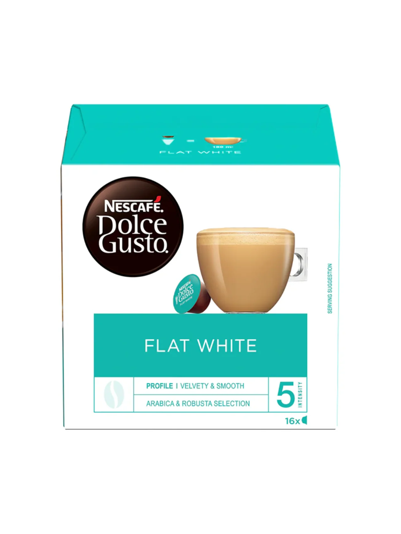 NESCAFE DOLCE GUSTO FLAT WHITE 16S - Image 2