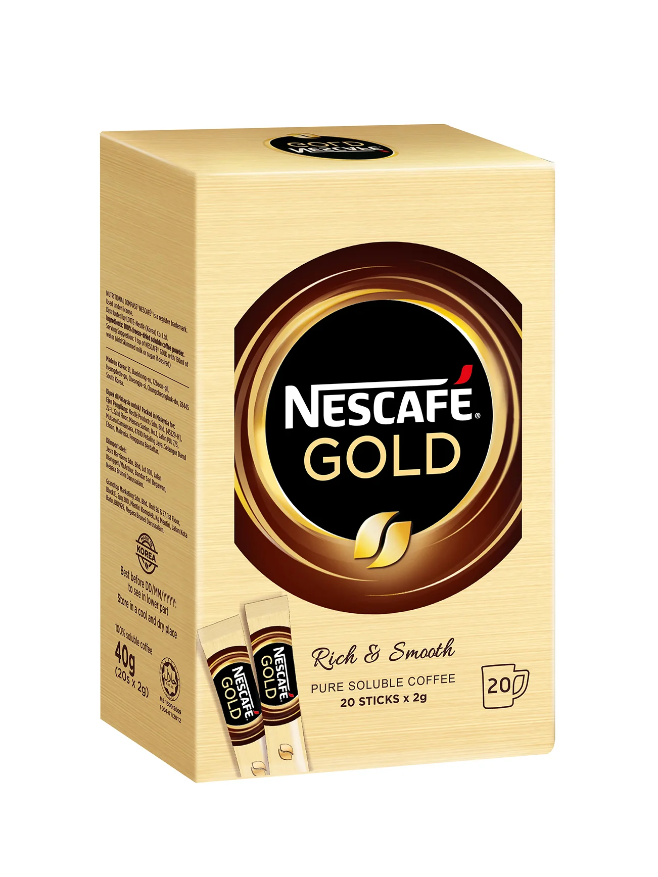 NESCAFE GOLD STICKBOX 20X2G - Image 2