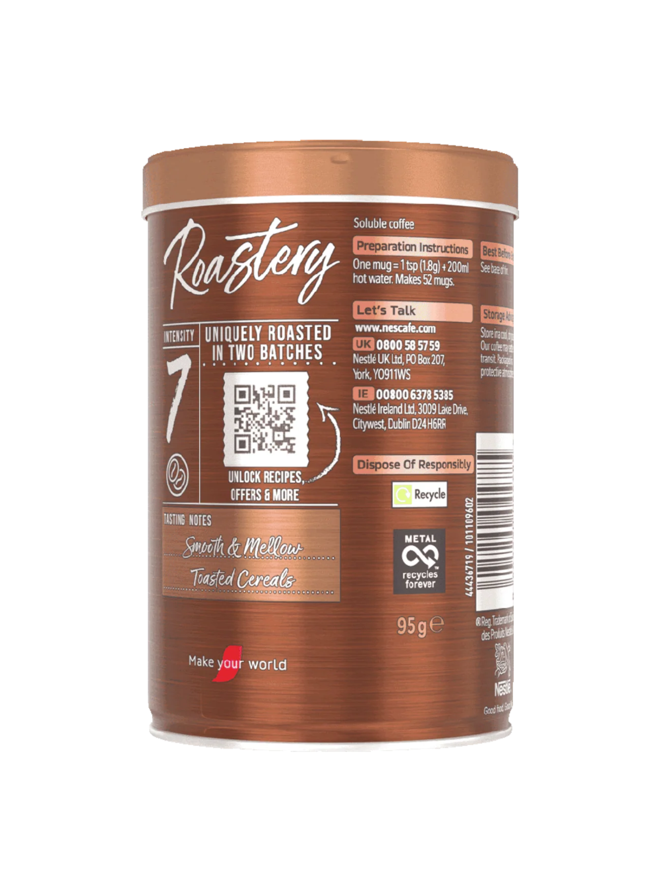NESCAFE ROASTERY LIGHT ROAST 95G - Image 2