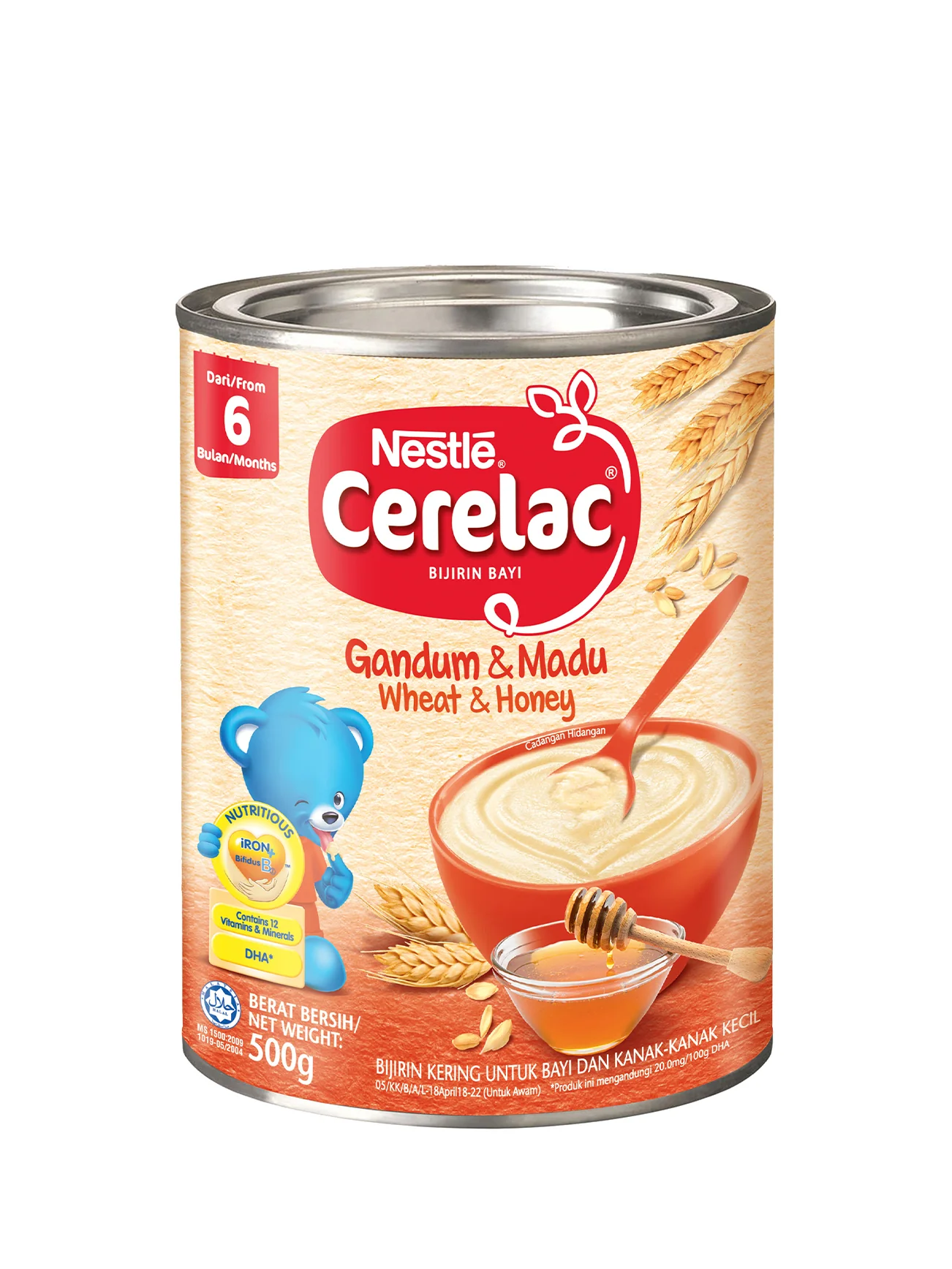 NESTLE CEREAL WHEAT & HONEY 500G