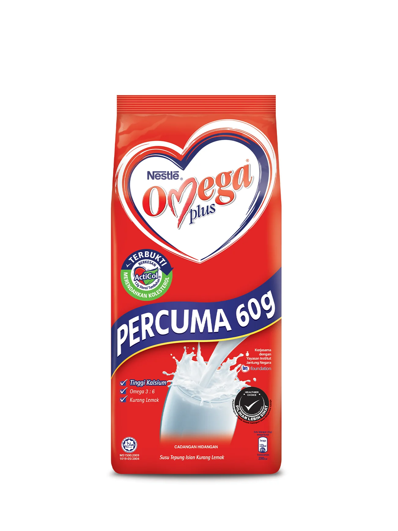 NESTLE OMEGA PLUS ACTICOL 600G
