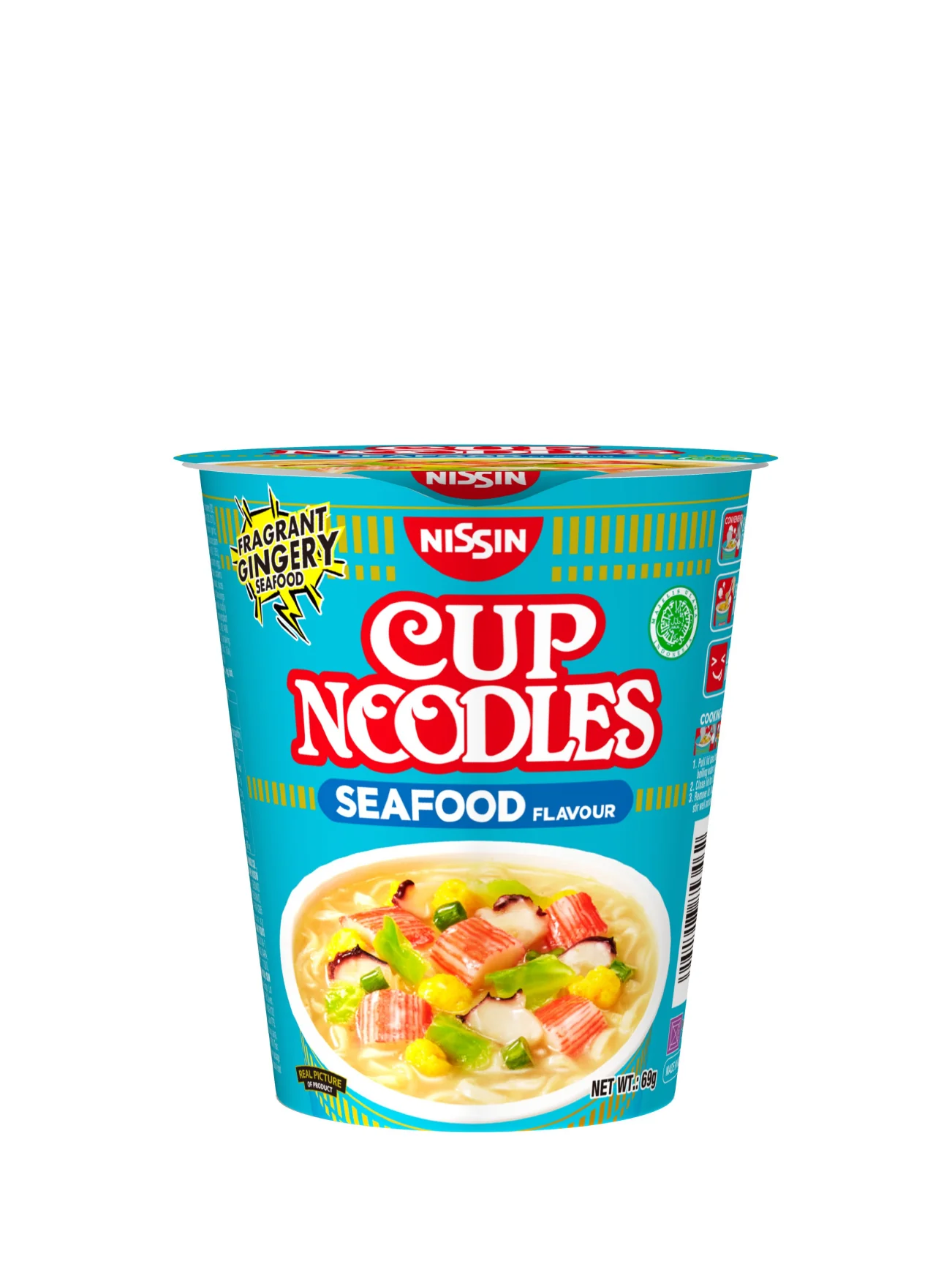 NISSIN CUP NOODLES SEAFOOD 69G