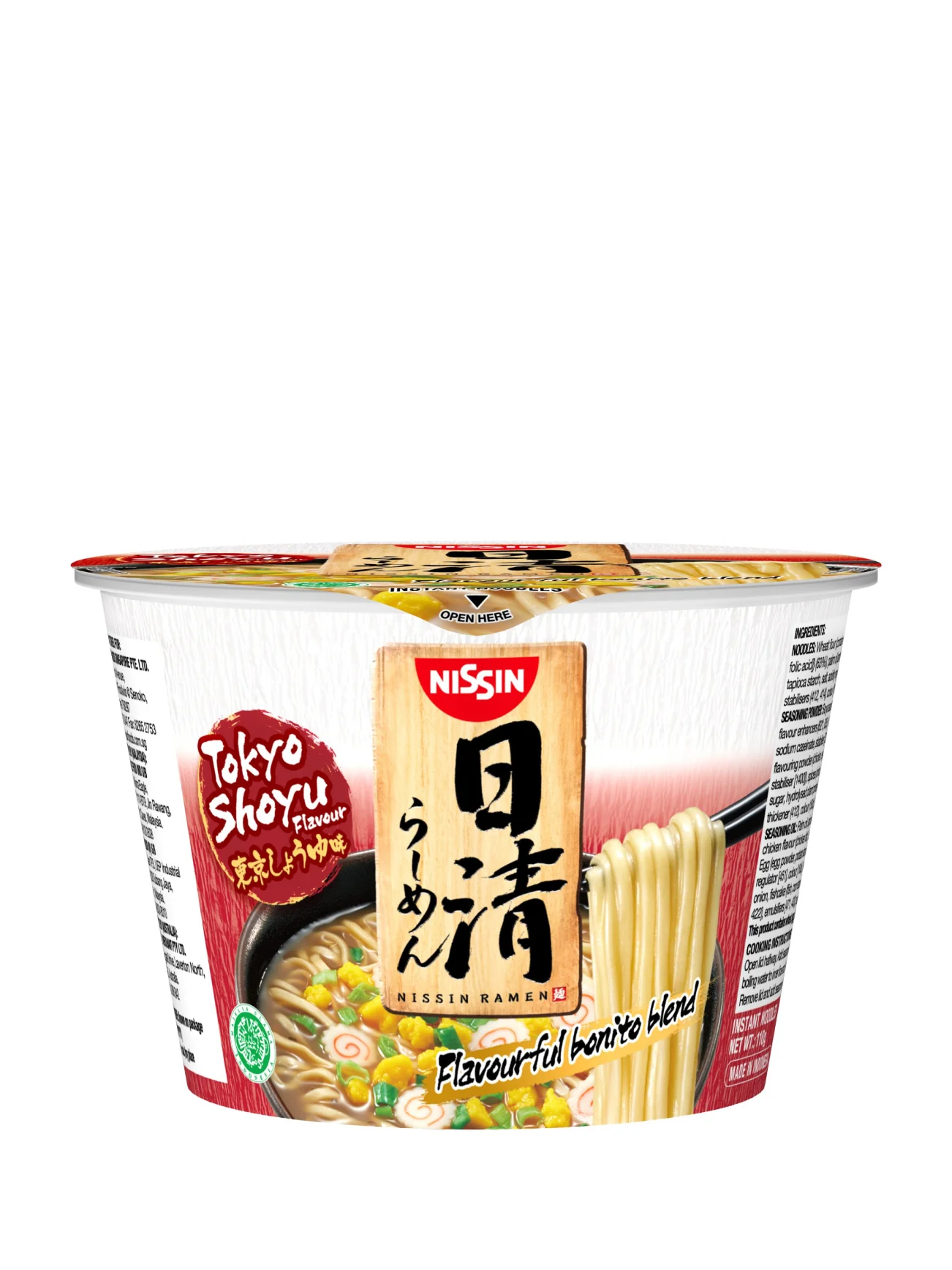 NISSIN JAPANESE RAMEN BOWL TOKYO SHOYU 110G