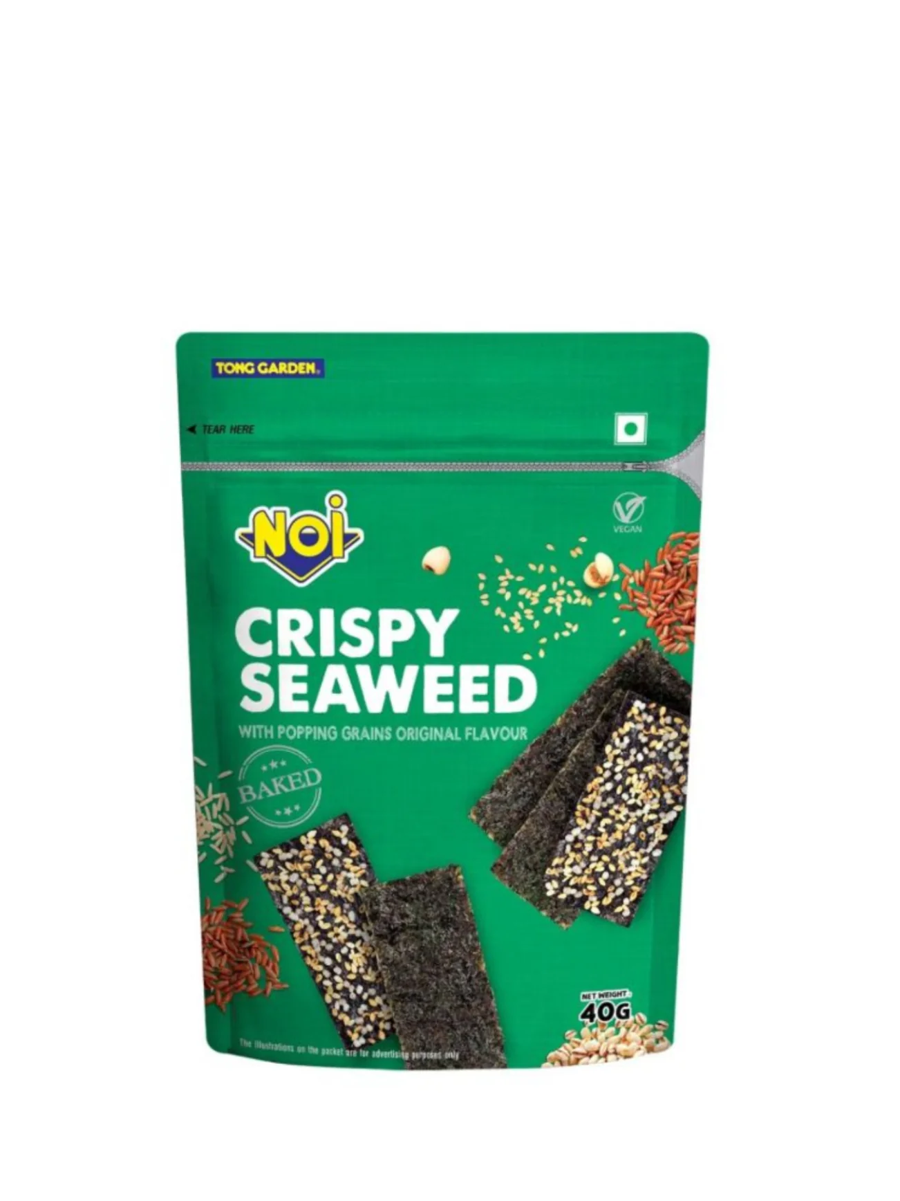 NOI SEAWEED WITH POPPING GRAIN ORI 40G