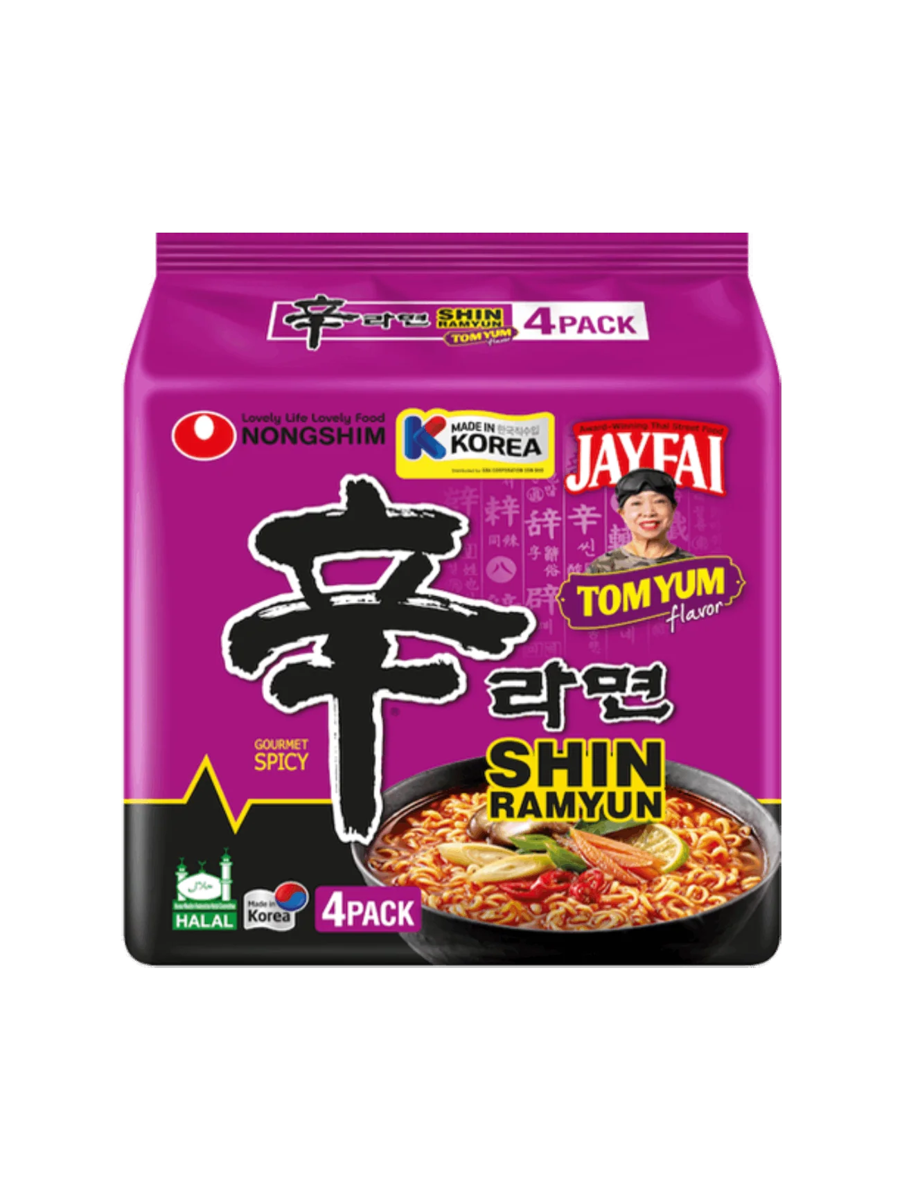 NONGSHIM SHIN RAMYUN TOM YUM 4X123G