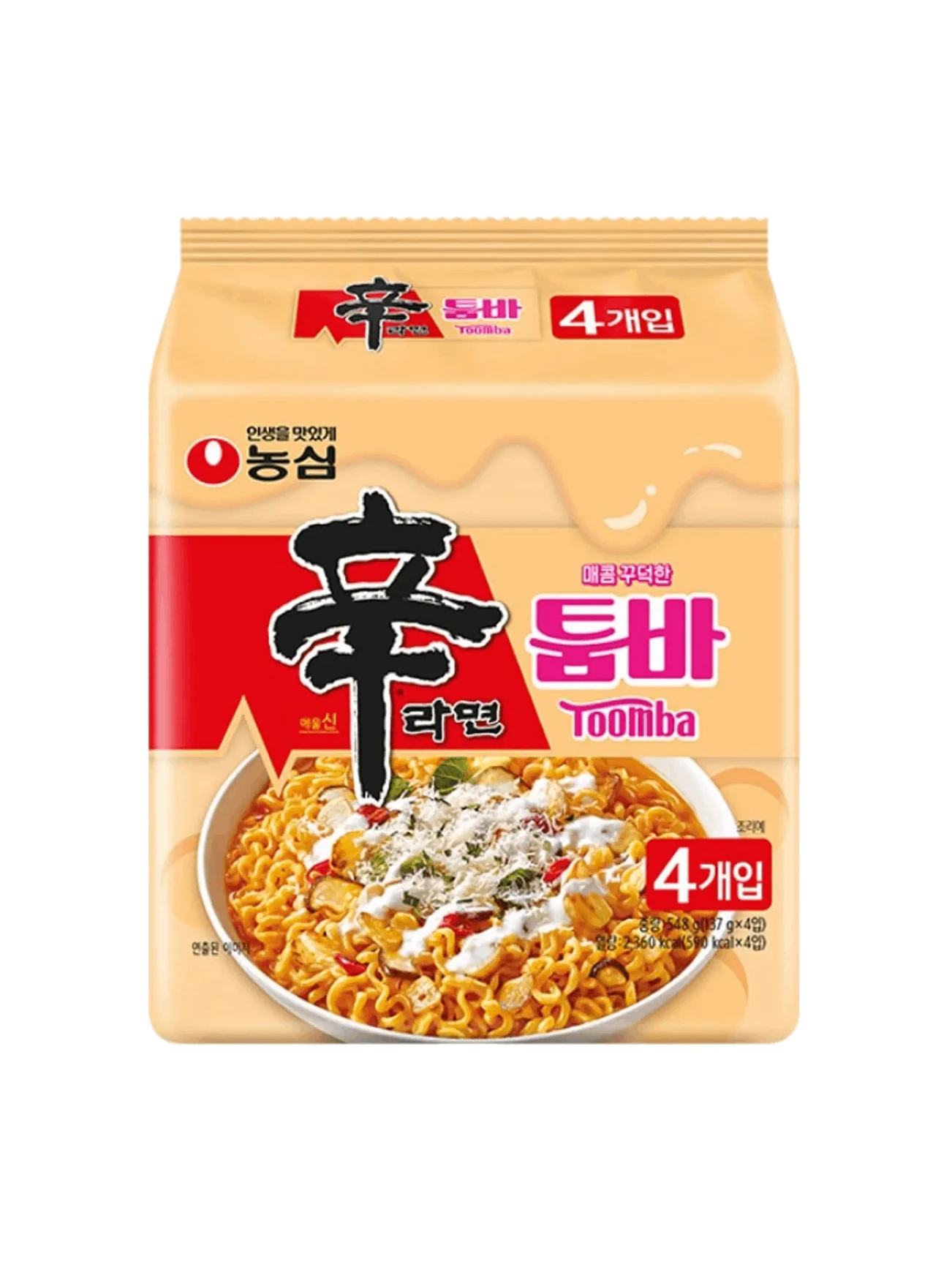 NONGSHIM SHIN RAMYUN TOOMBA 4X137G