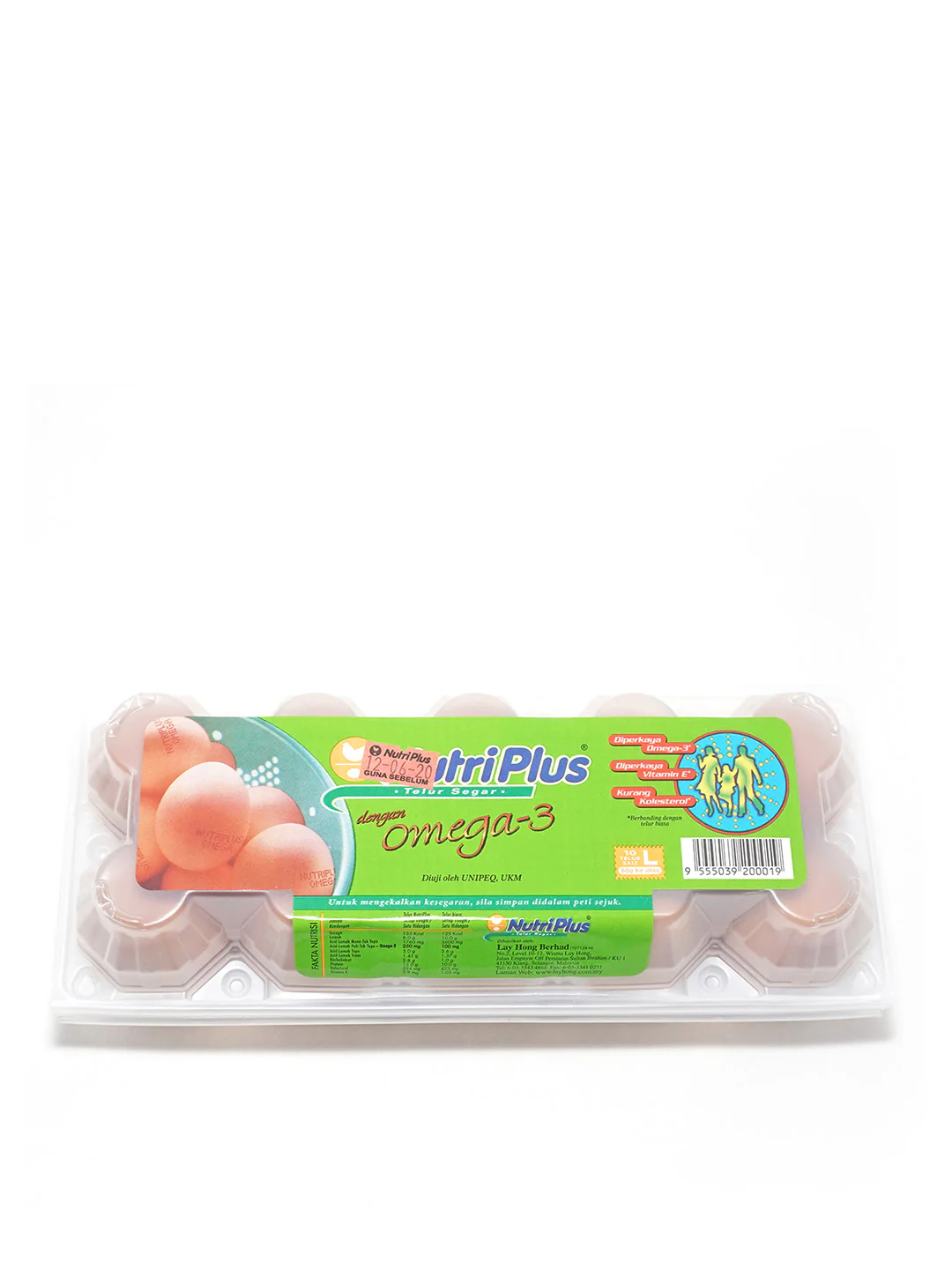 NUTRIPLUS EGGS OMEGA 3 L 10S