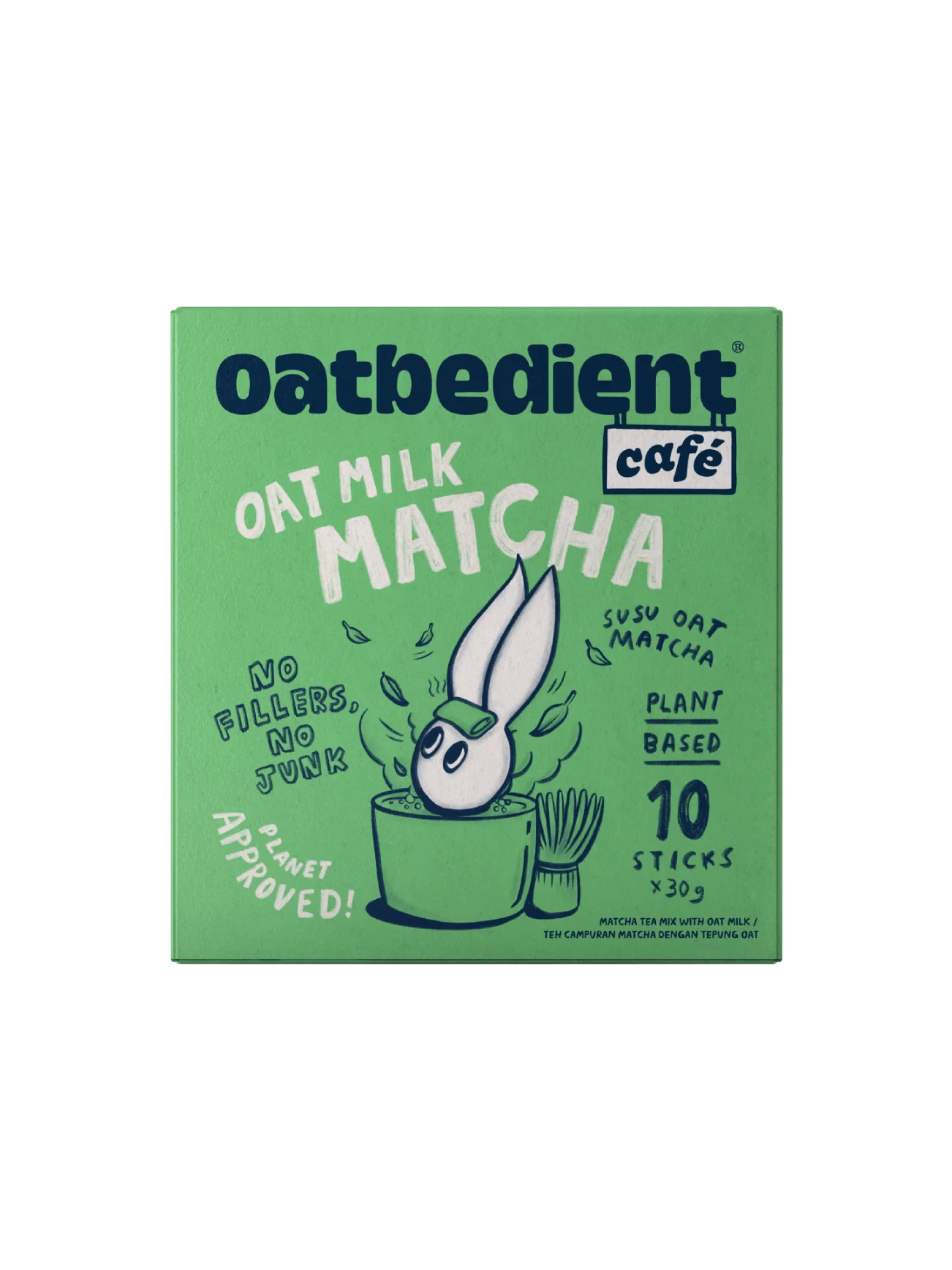 OATBEDIENT CAFE OAT MILK MATCHA 300G