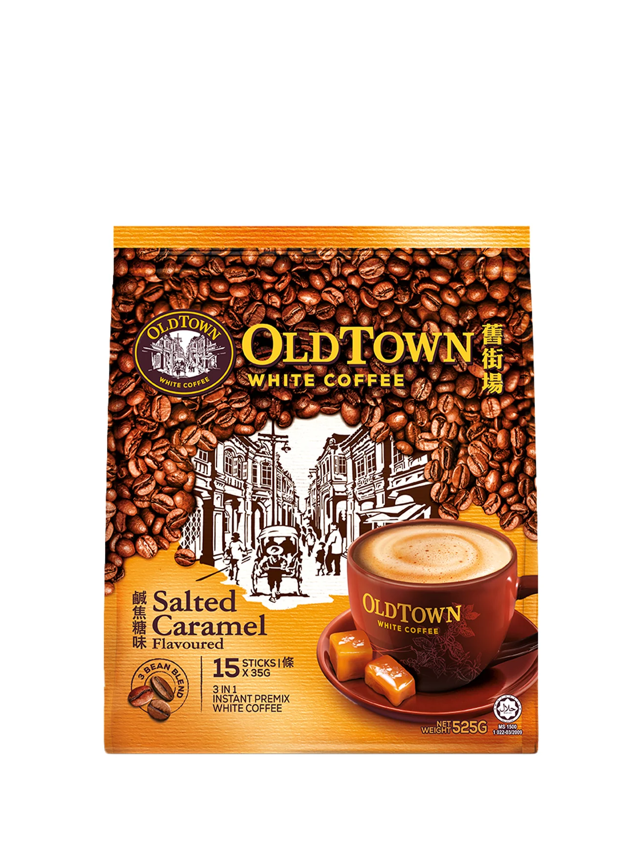 OLD TOWN WHITE COFFEE SALTED CARAMEL 15SX35G