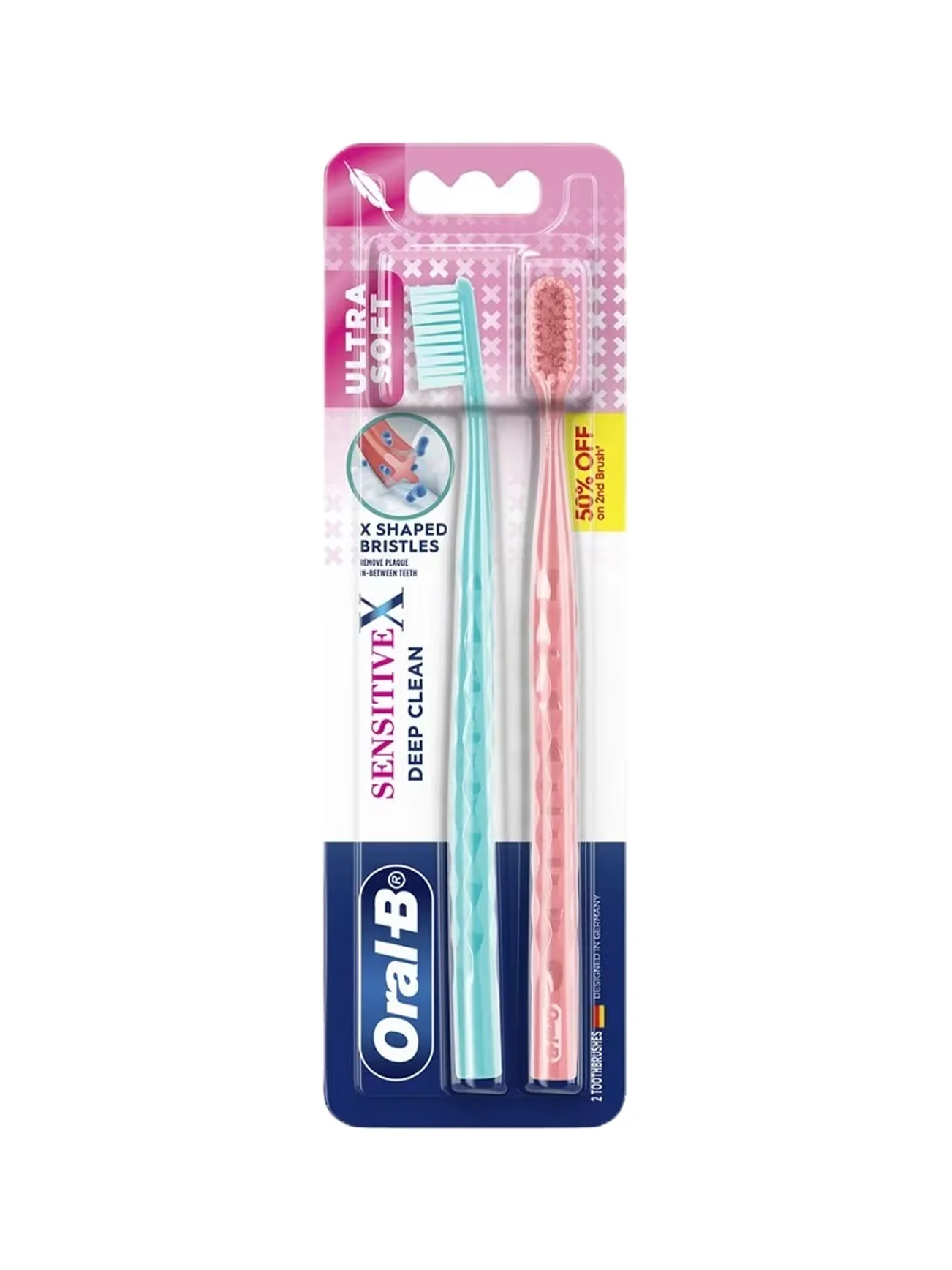 ORAL-B TB SENSITIVEX DEEP CLEAN 2S
