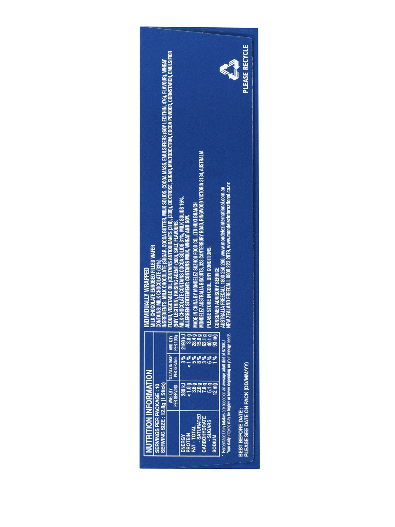 OREO WAFER STICKS 128G - Image 2