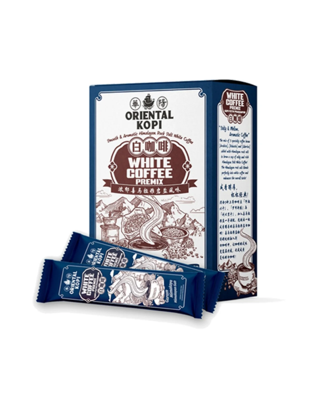 ORIENTAL WHITE COFFEE HIMALAYAN SALT 10X38G