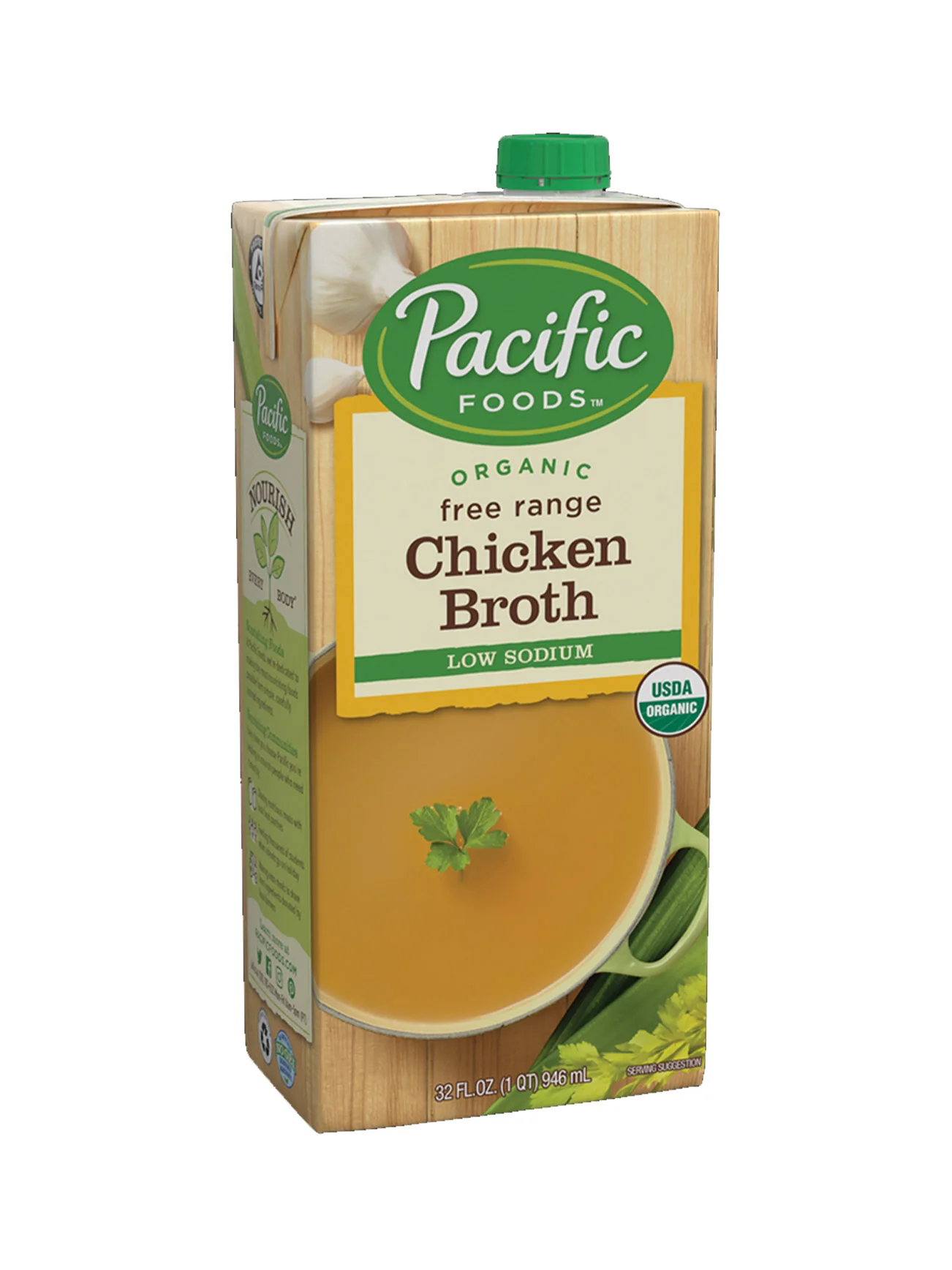 PACIFIC FOODS ORG LOW SODIUM CHIC BROTH 946ML - Image 2