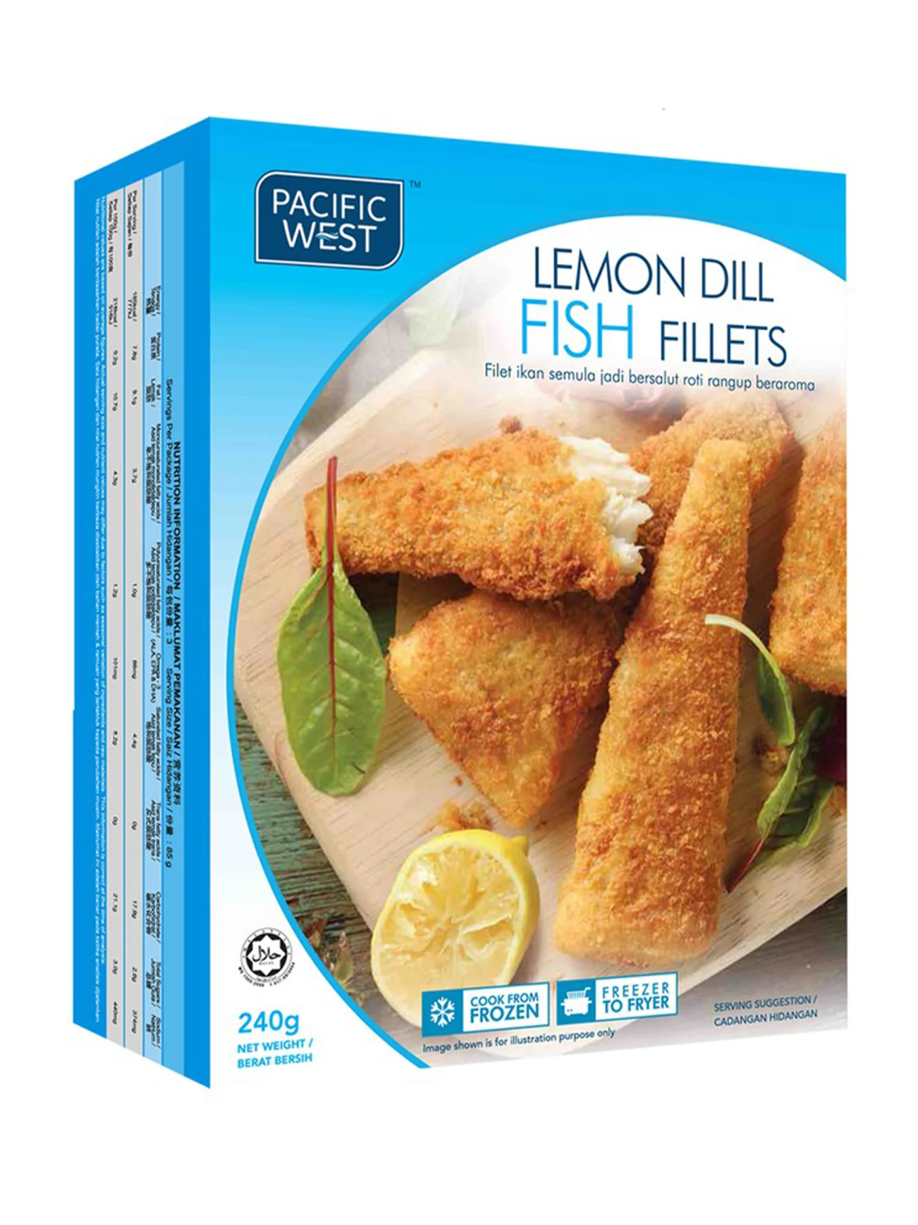 PACIFIC WEST LEMON DILL FISH FILLET 240GM - Image 2