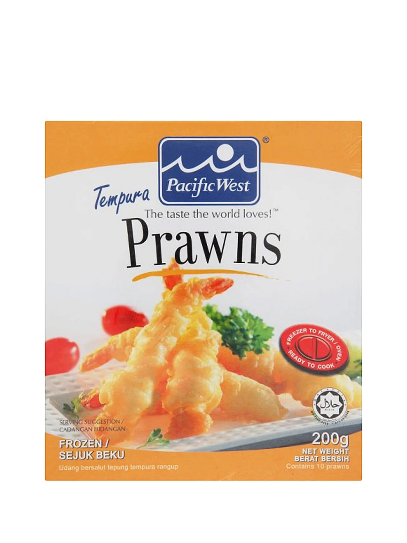 PACIFIC WEST TEMPURA PRAWNS 200GM