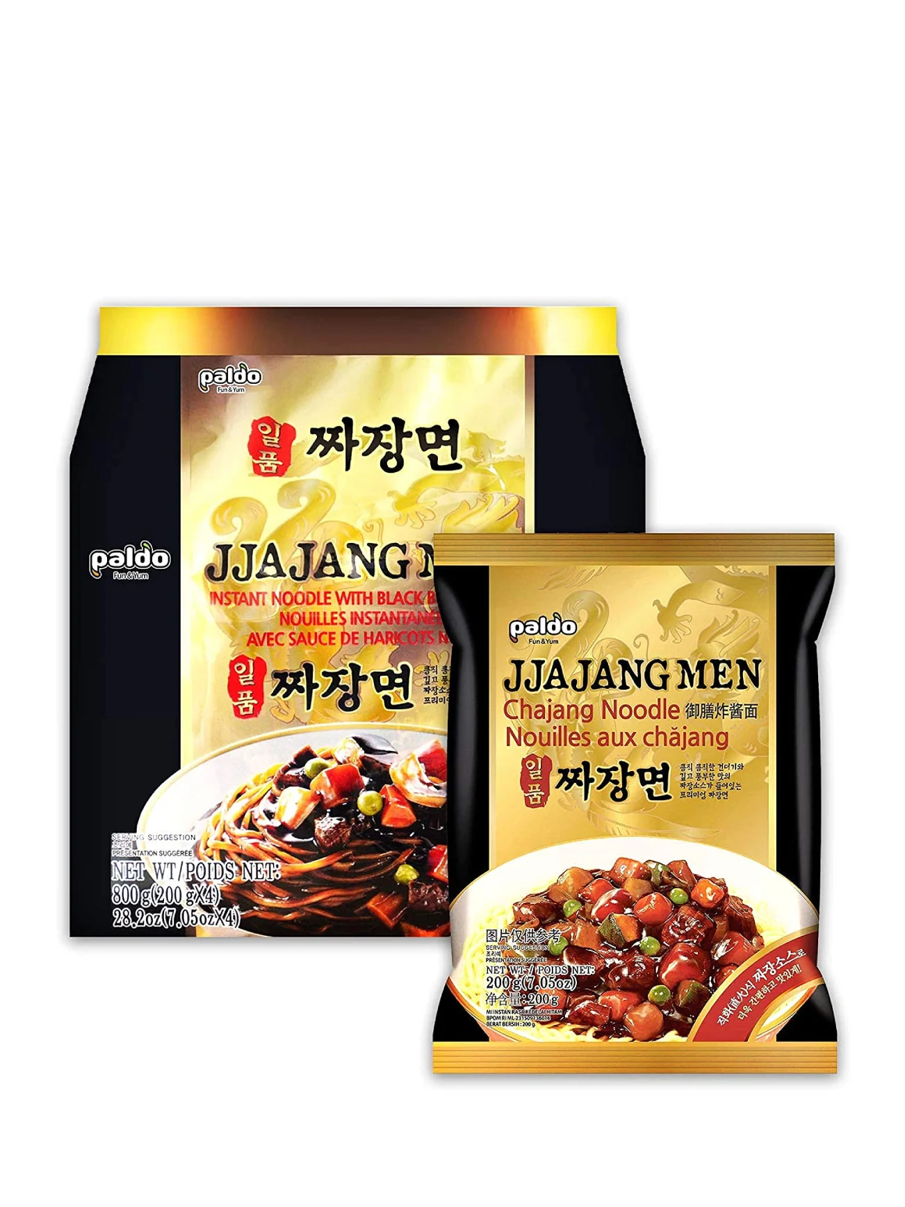 PALDO ILPOOM JAJANGMEN-BLACKBEAN 4X200G