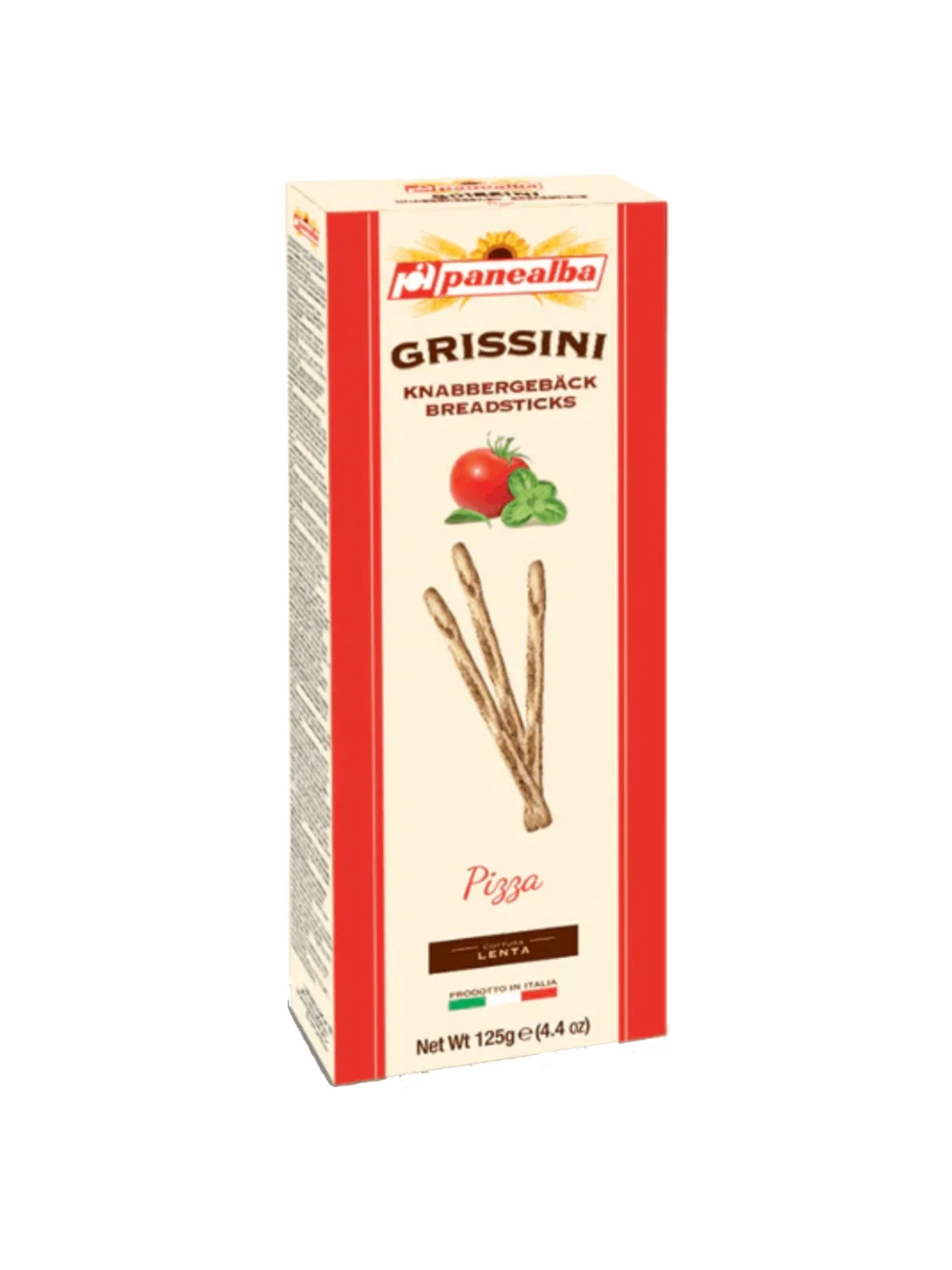 PANEALBA BREADSTICKS PIZZA FLAVOURED 125G