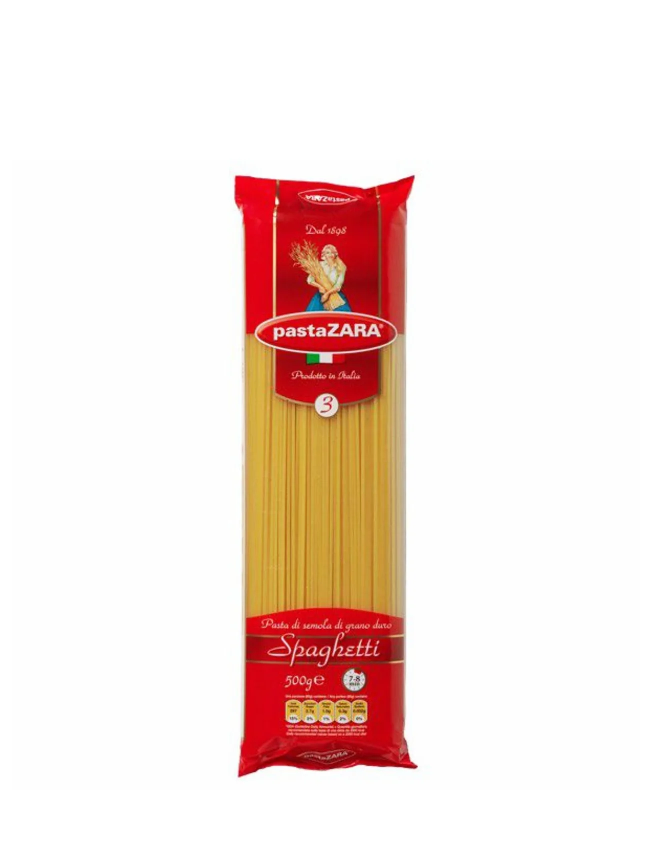 PASTA ZARA SPAGHETTINI 1.65MM-003 500G