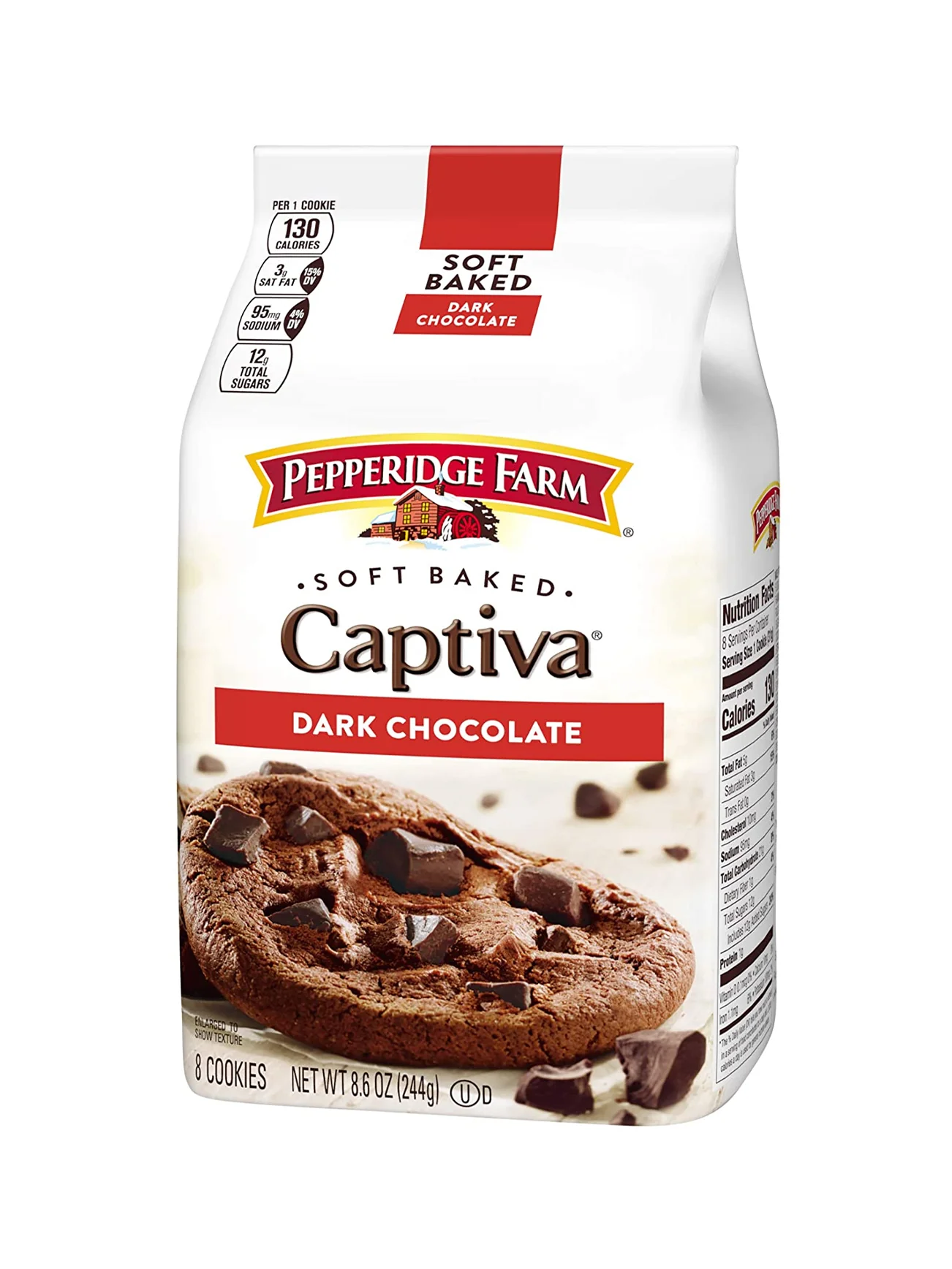 PEPPERIDGE FARM CAPTIVA DARK CHOC BROWNIE 8.6 OZ