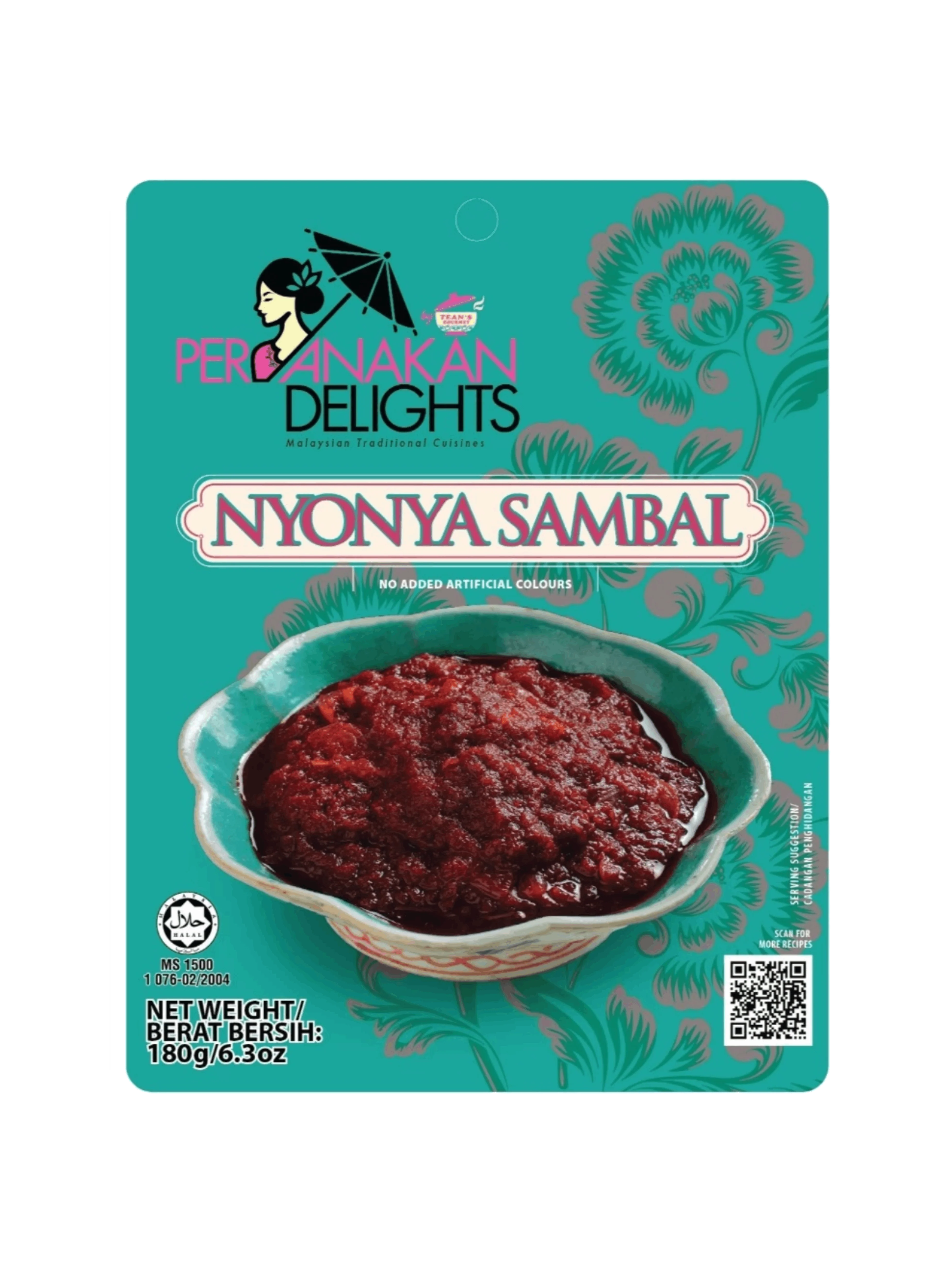 PERANAKAN DELIGHTS NYONYA SAMBAL 180G