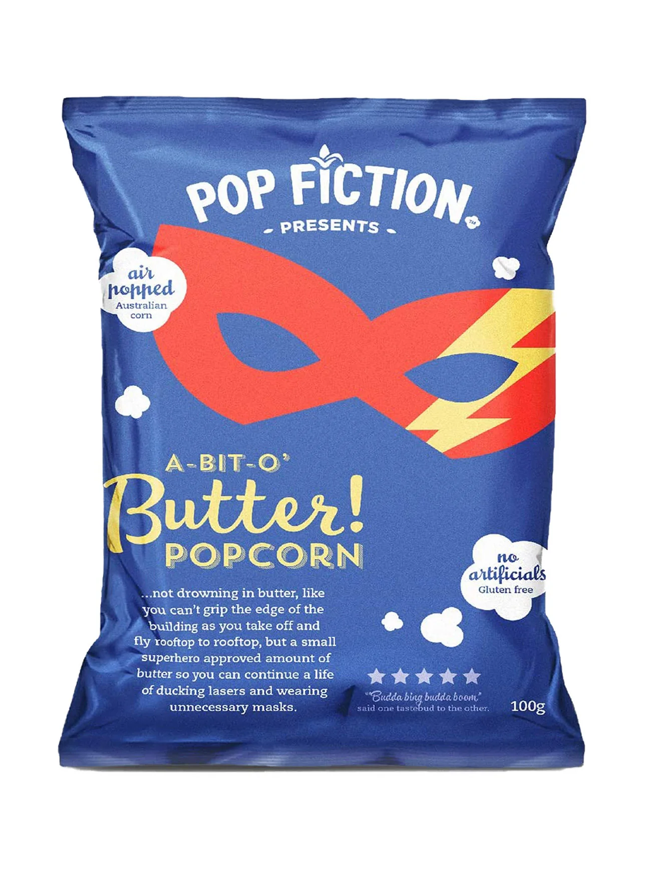 POP FICTION POPCORN BUTTER 100G