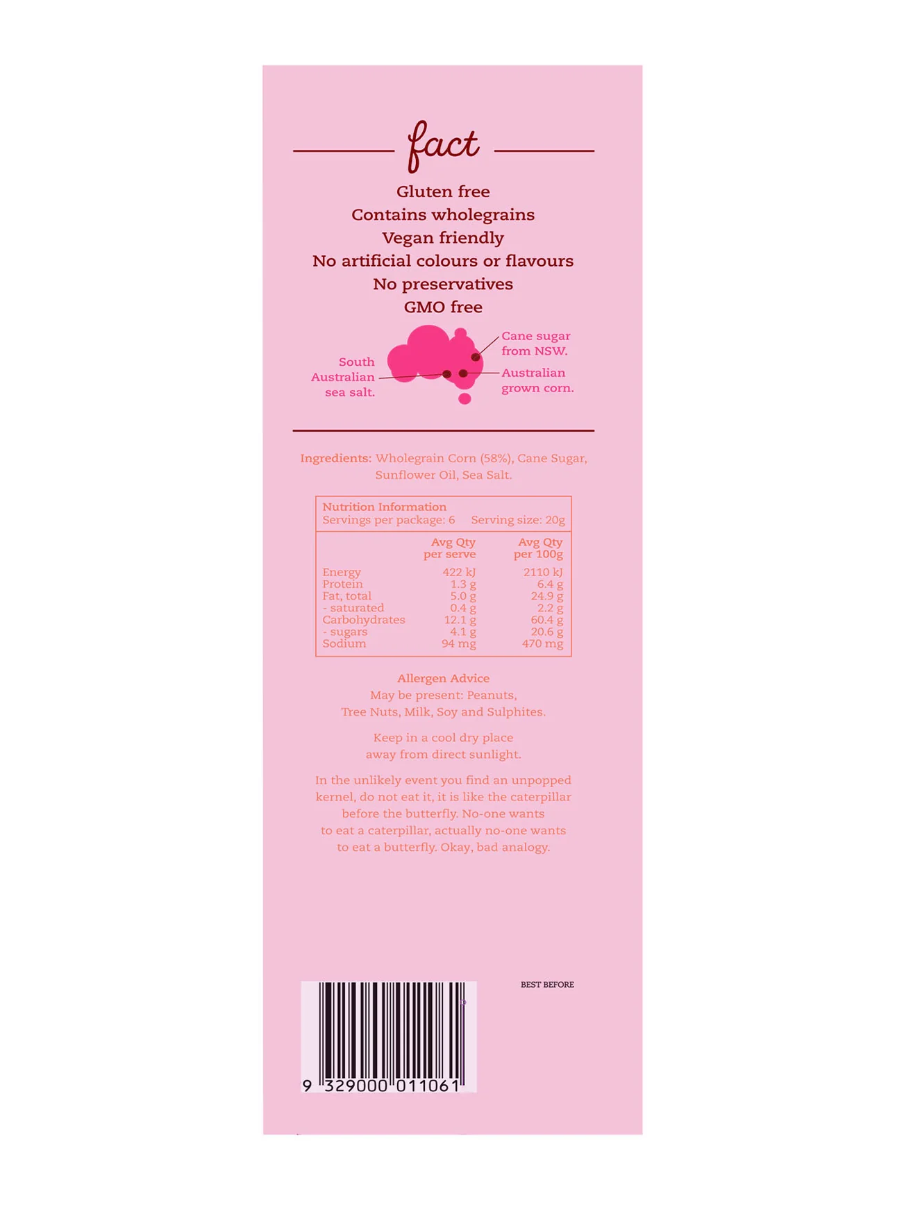 POP FICTION POPCORN SWEET N SALTY 120G - Image 2