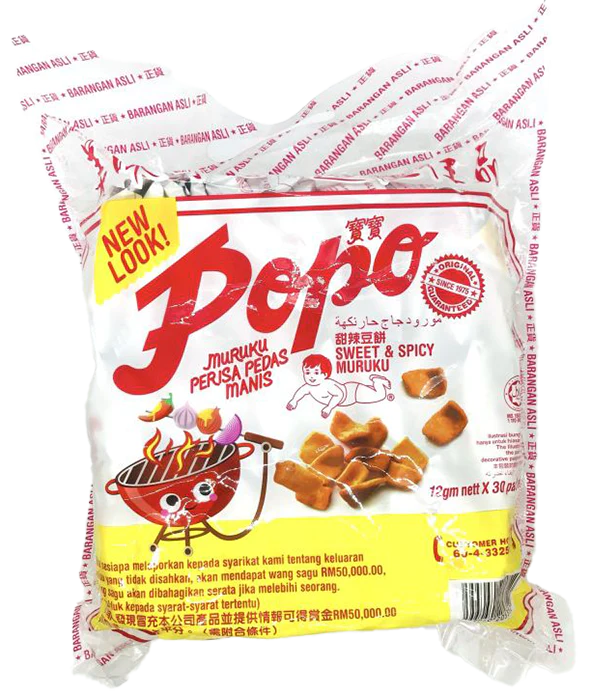 POPO MURUKU PEDAS MANIS 24'S*12G
