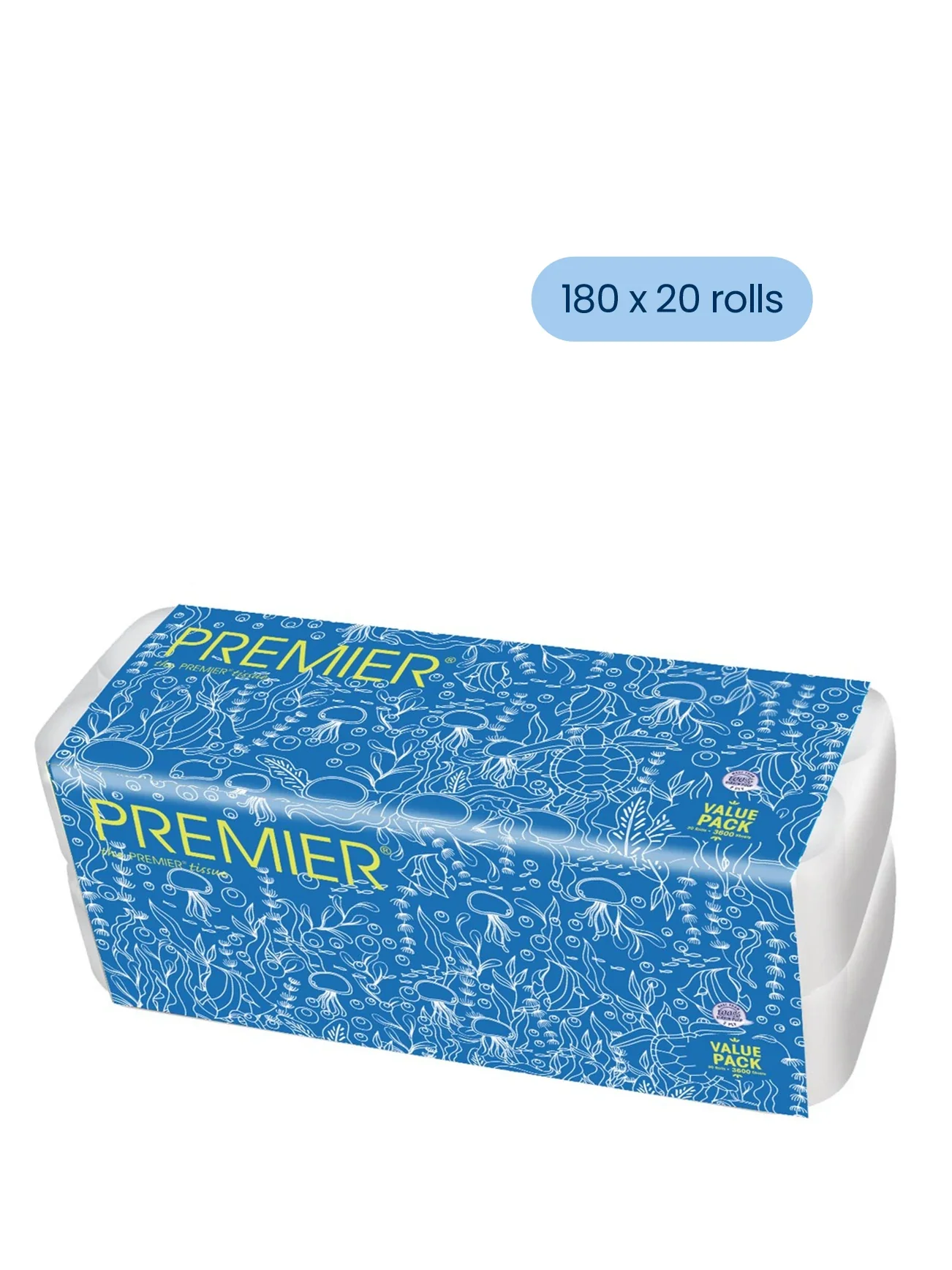 PREMIER NATURE BATHROOM TISSUE 180'SX20'R - Image 2