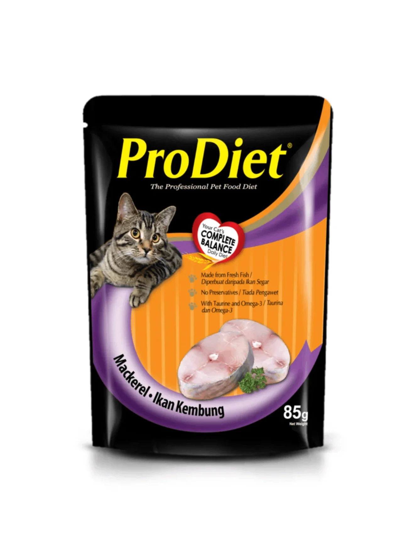 PRODIET MACKEREL POUCH 85GM