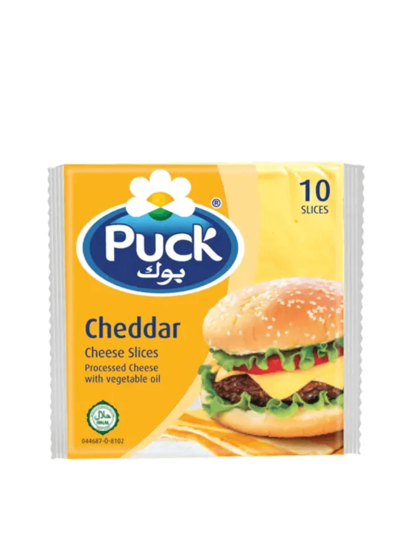 PUCK CHEDDAR SLICE CHEESE 200G
