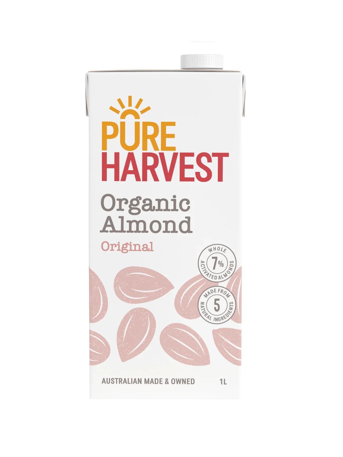 PURE HARVEST ORG ALMOND MILK 1L