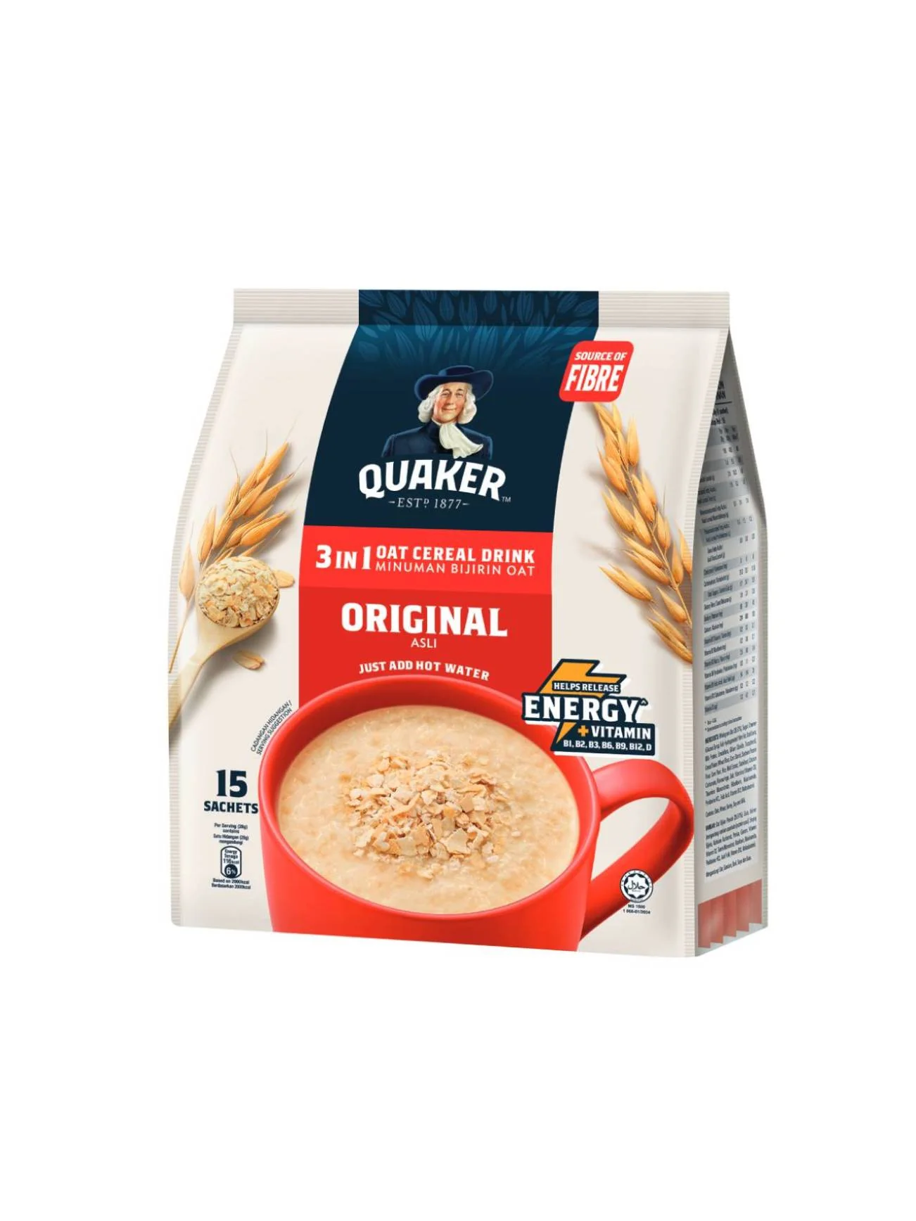QUAKER 3 IN 1 ORIGINAL 14'S X 28G