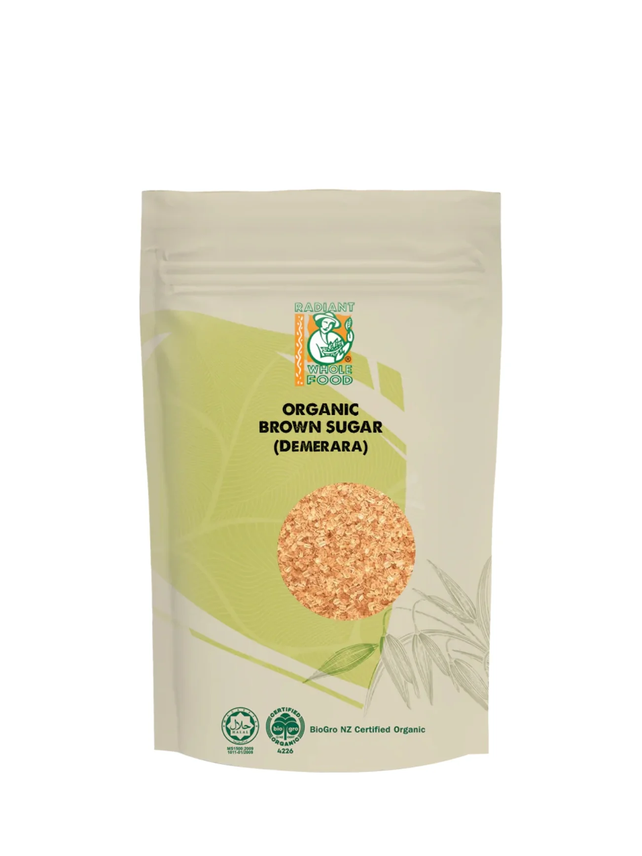 RADIANT ORG BROWN SUGAR 1KG