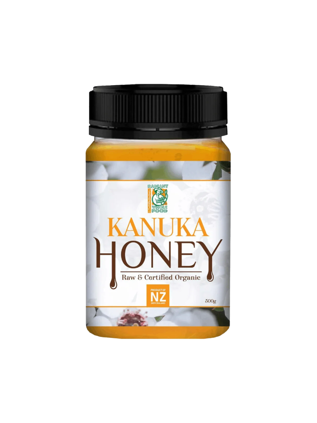 RADIANT ORGANIC KANUKA HONEY 500GM