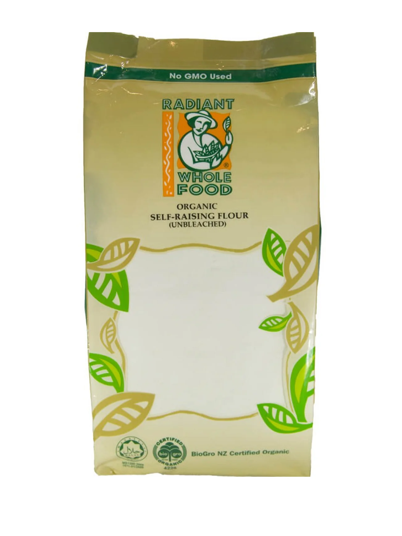 RADIANT SELF-RAISING FLOUR ORG 1KG