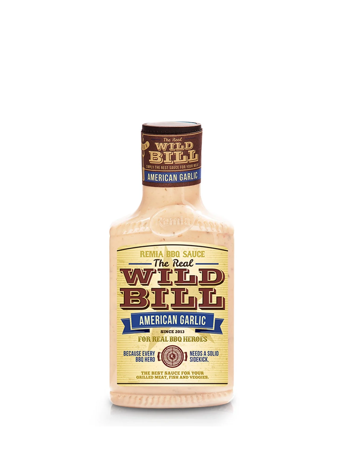 REMIA BBQ WILL BILL AMERICAN GARLIC SAUCE 450ML