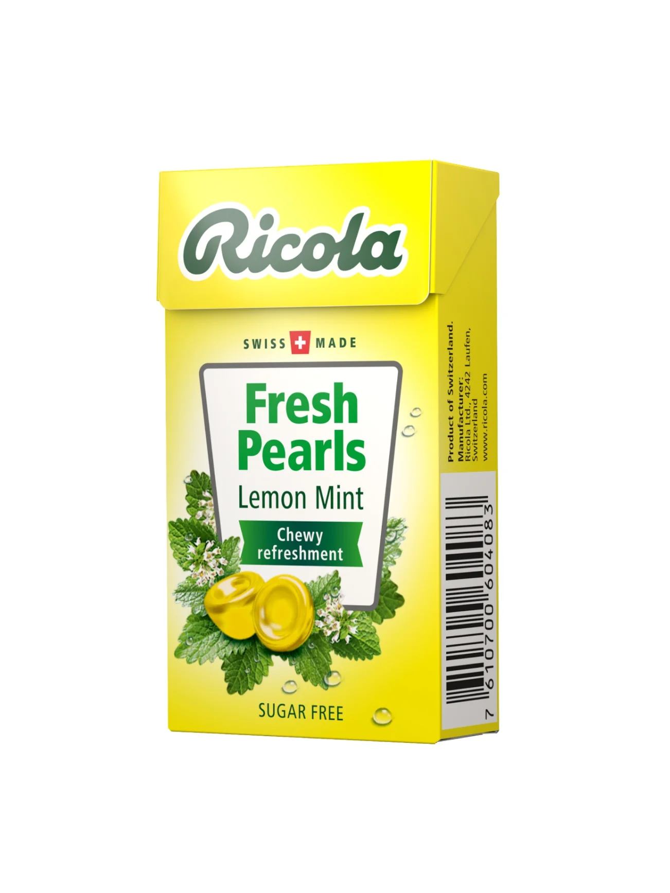 RICOLA FRESH PEARLS LEMON MINT 25G