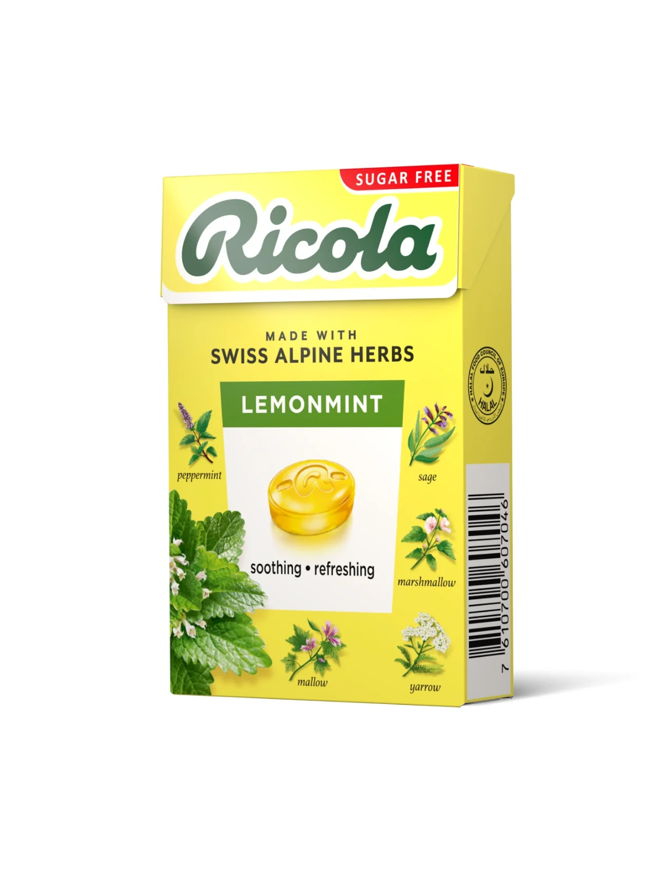 RICOLA LOZENGES LEMON MINT 40G